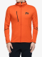 Džemperis su užtrauktuku Hannah Niro Hoody - spicy orange mel