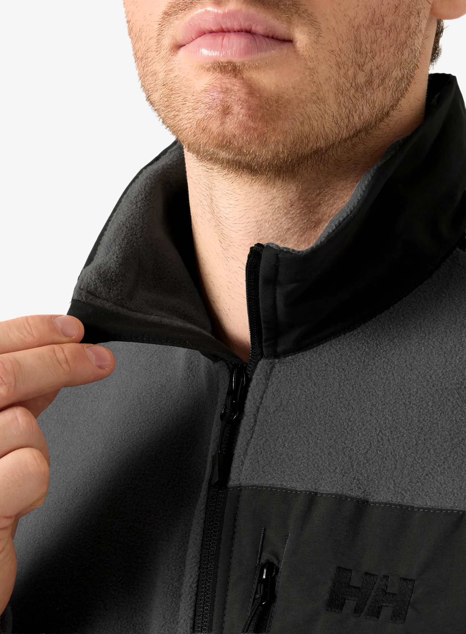 Džemperis su užtrauktuku Helly Hansen Daybreaker Block Jacket - thunder grey