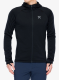 Džemperis su užtrauktuku Montura Fadis Grid Hooded Maglia - black