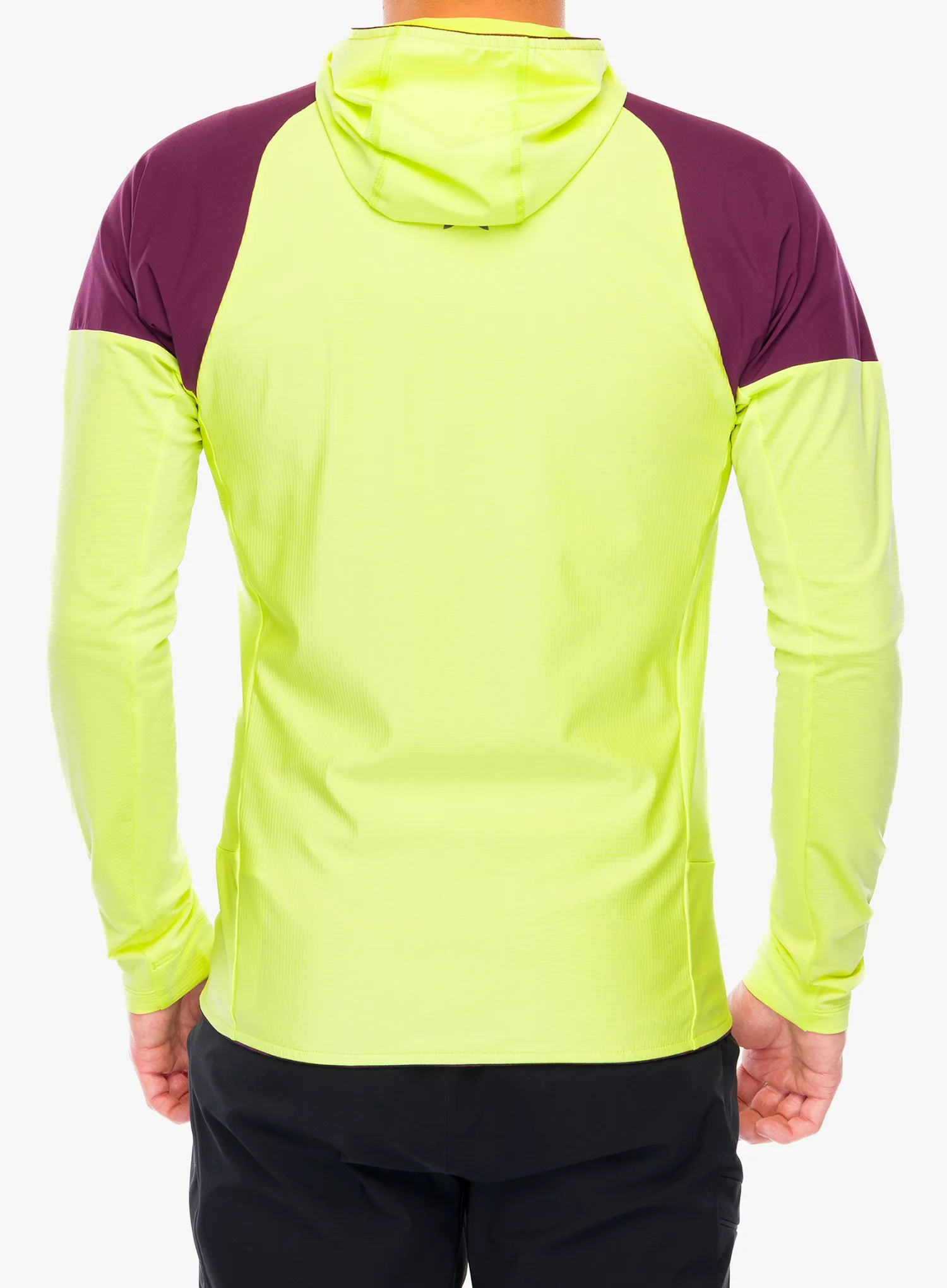 Džemperis su užtrauktuku Montura Spitze Maglia - sunny lime/wine red