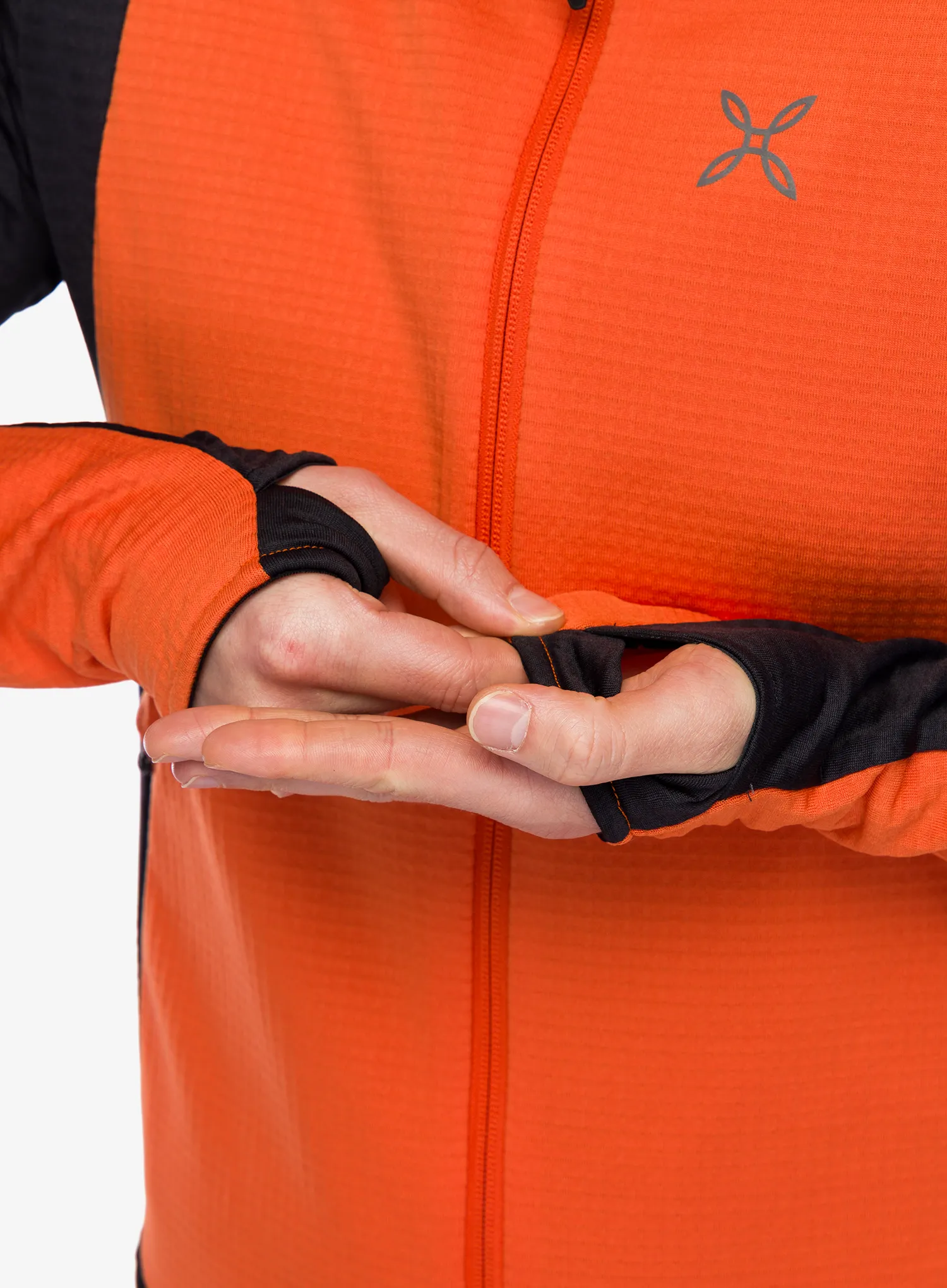 Džemperis su užtrauktuku Montura Stretch Color Maglia - orange/orange