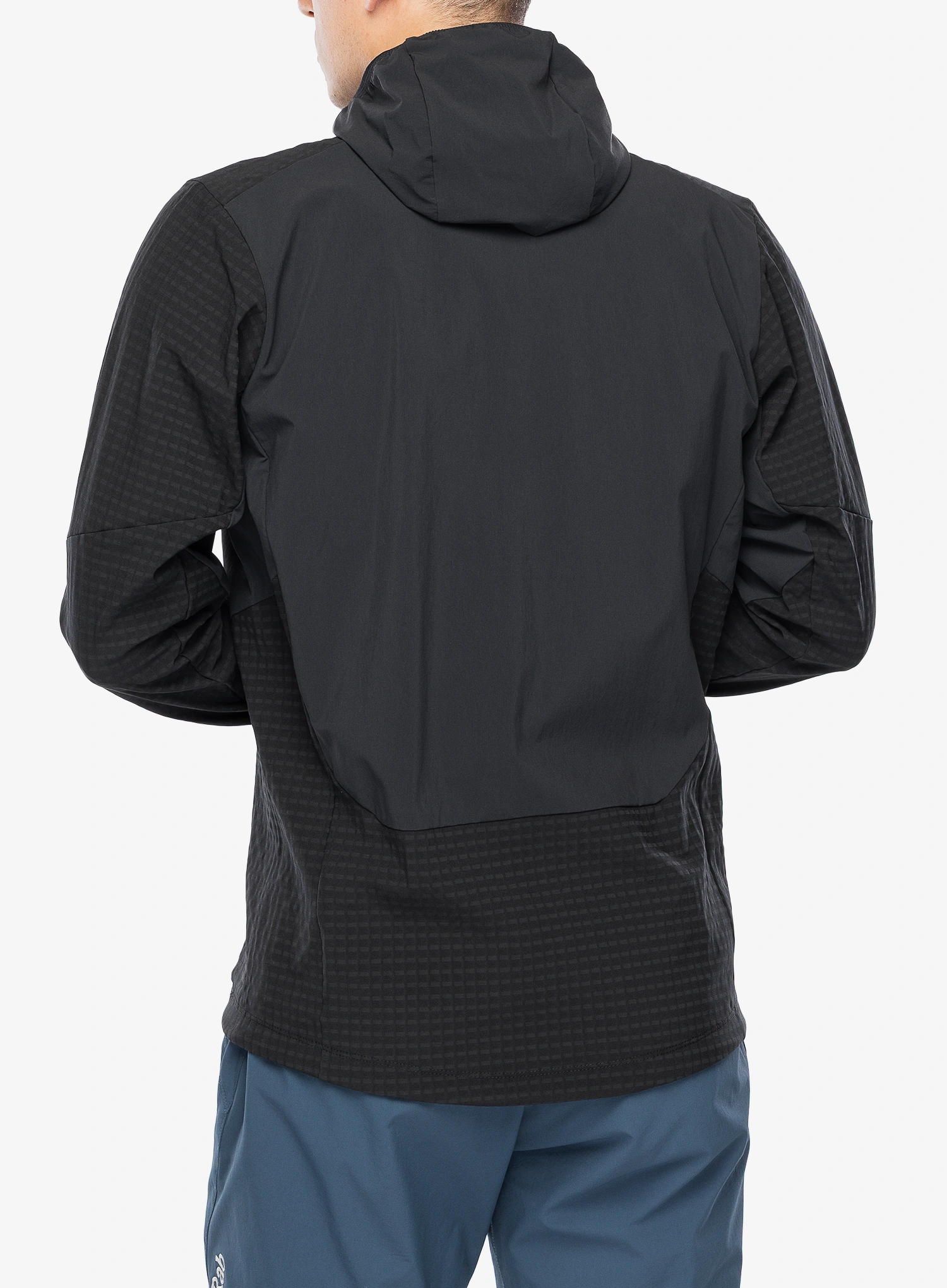 Džemperis su užtrauktuku Rab Ascendor Pro Hoody - black
