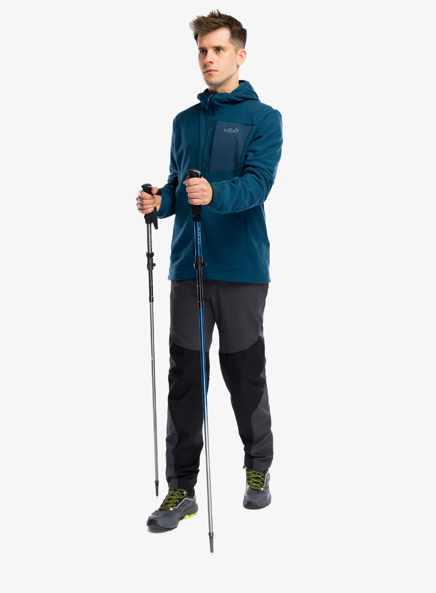 Džemperis su užtrauktuku Rab Tecton Hoody - tempest blue