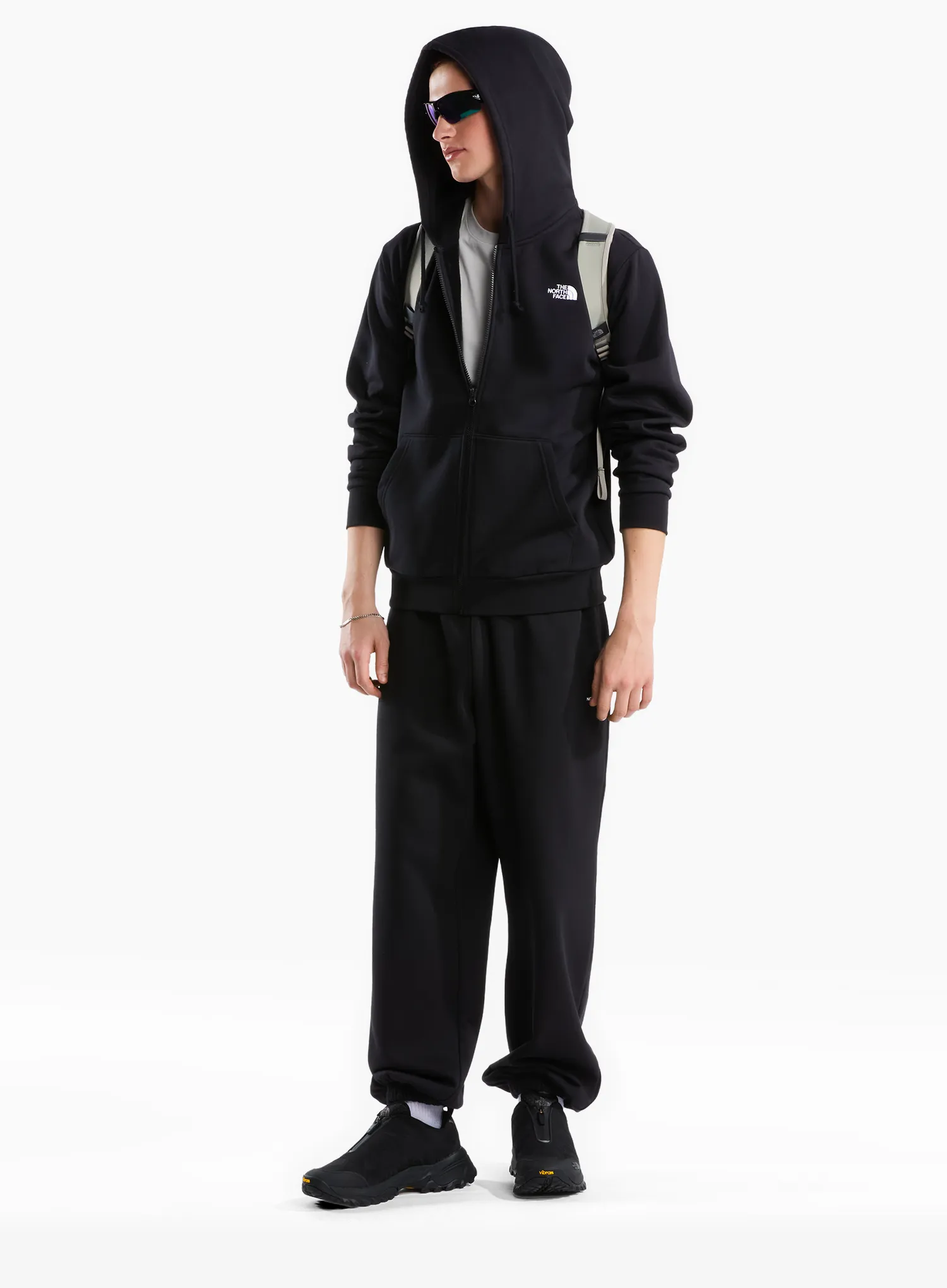 Džemperis su užtrauktuku The North Face Evolution Simple Dome Regular Full Zip - tnf black