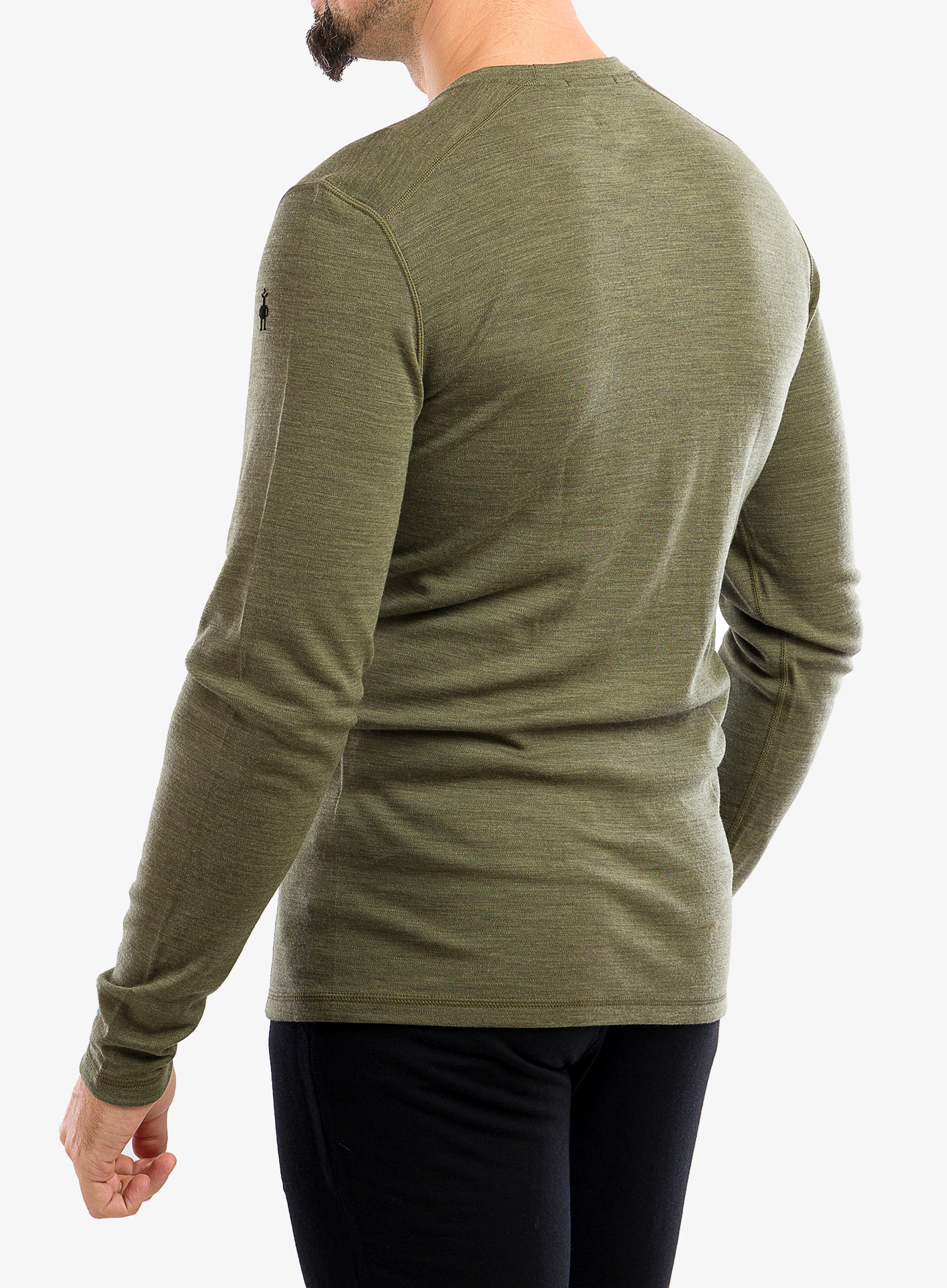 Džemperis Smartwool Classic Thermal Merino Base Layer Crew Boxed - winter moss