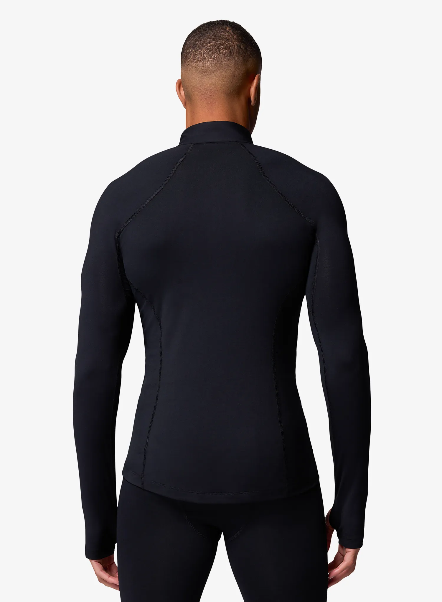 Termoaktyvus džemperis Columbia Midweight Stretch Long Sleeve Half Zip - black