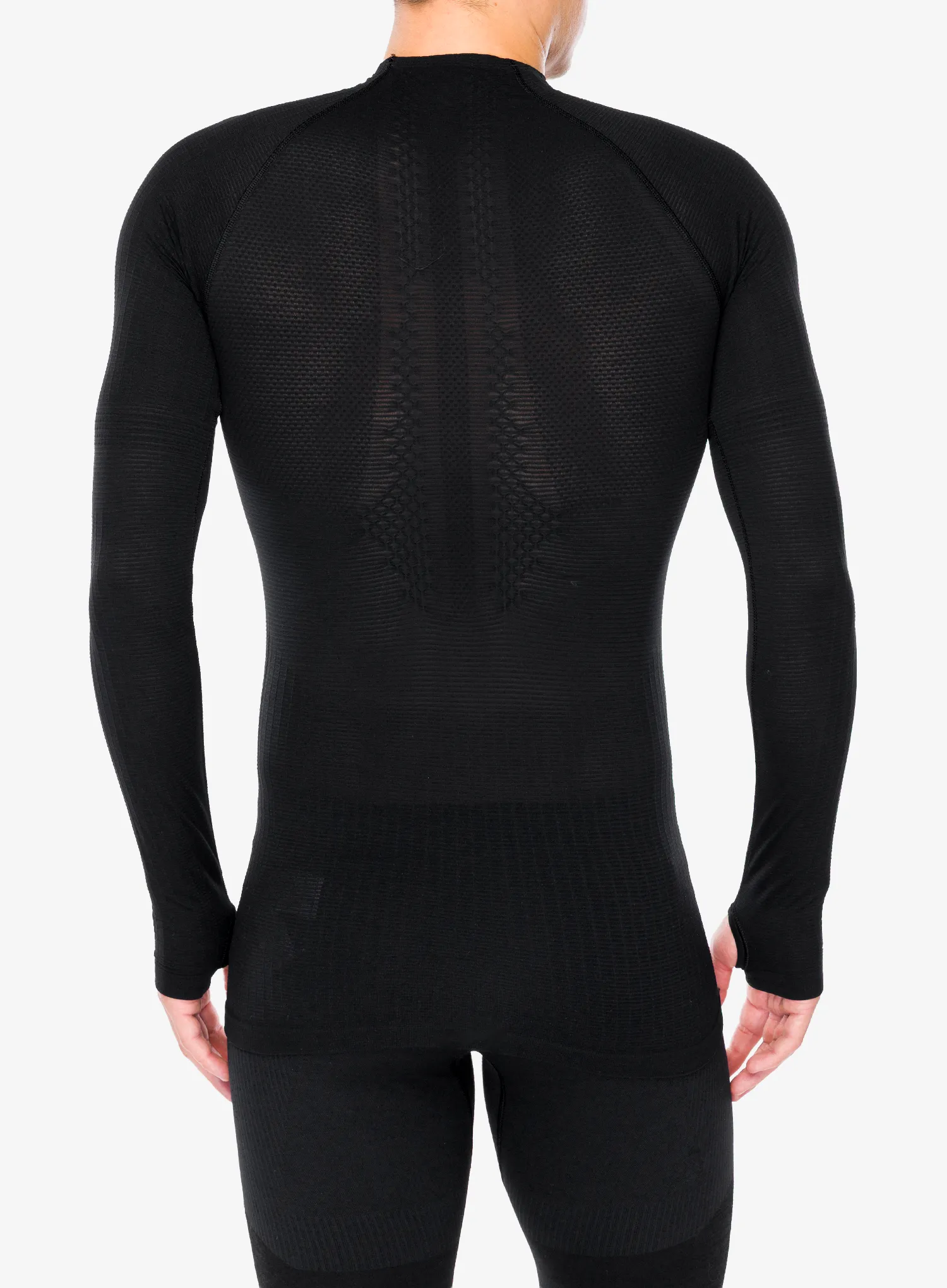 Termoaktyvus džemperis Compressport 3D Thermo 110G LS Top - black