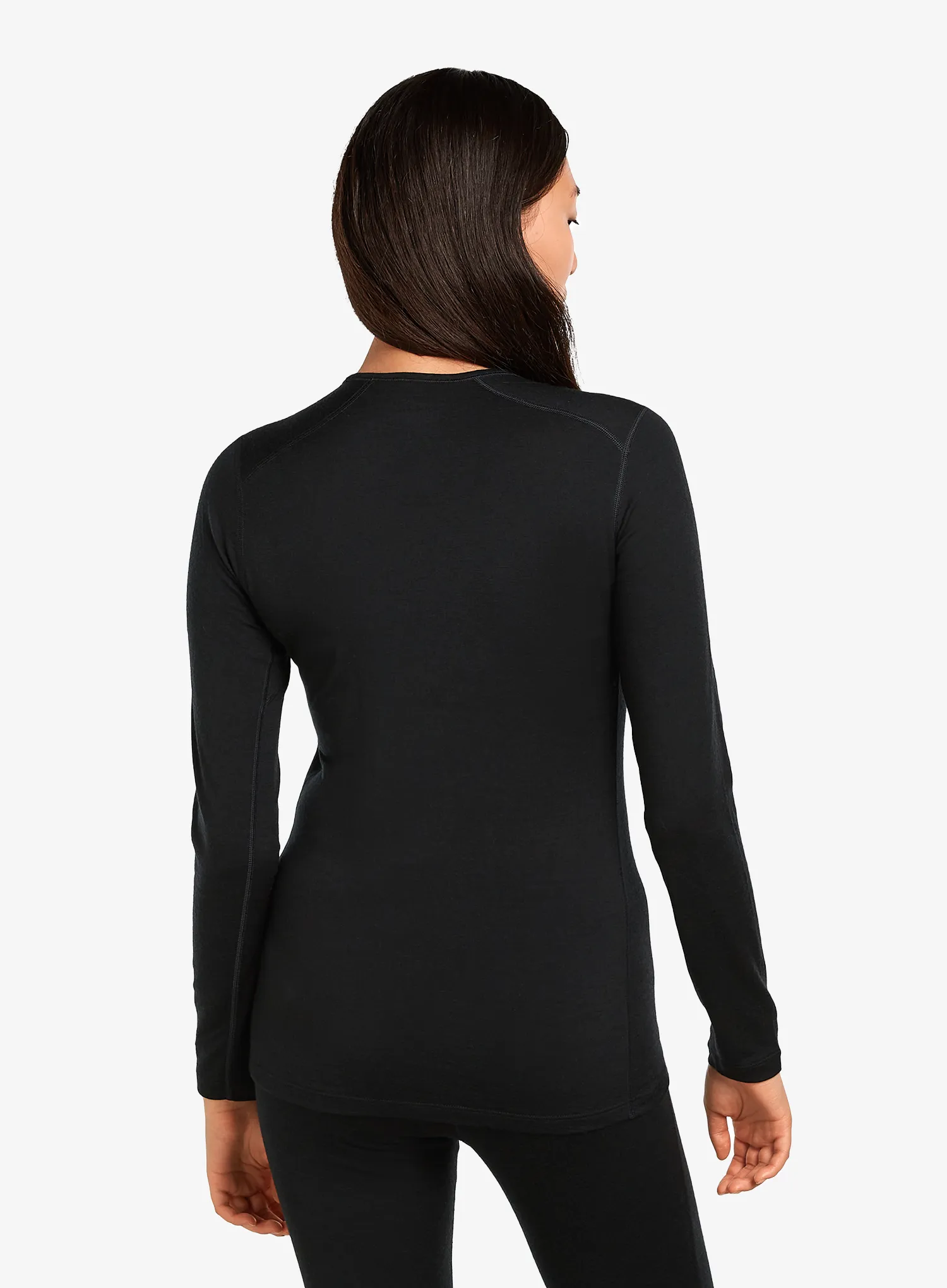 Termoaktyvus džemperis Icebreaker 200 Oasis L/S Crewe - black/black