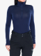 Moteriškas termoaktyvus džemperis Icebreaker 260 Tech L/S Half Zip - midnight navy