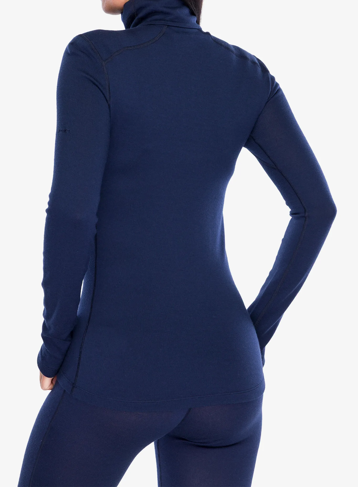 Moteriškas termoaktyvus džemperis Icebreaker 260 Tech L/S Half Zip - midnight navy