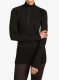 Moteriškas termoaktyvus džemperis Icebreaker Merino 200 ZoneKnit LS Half Zip - black
