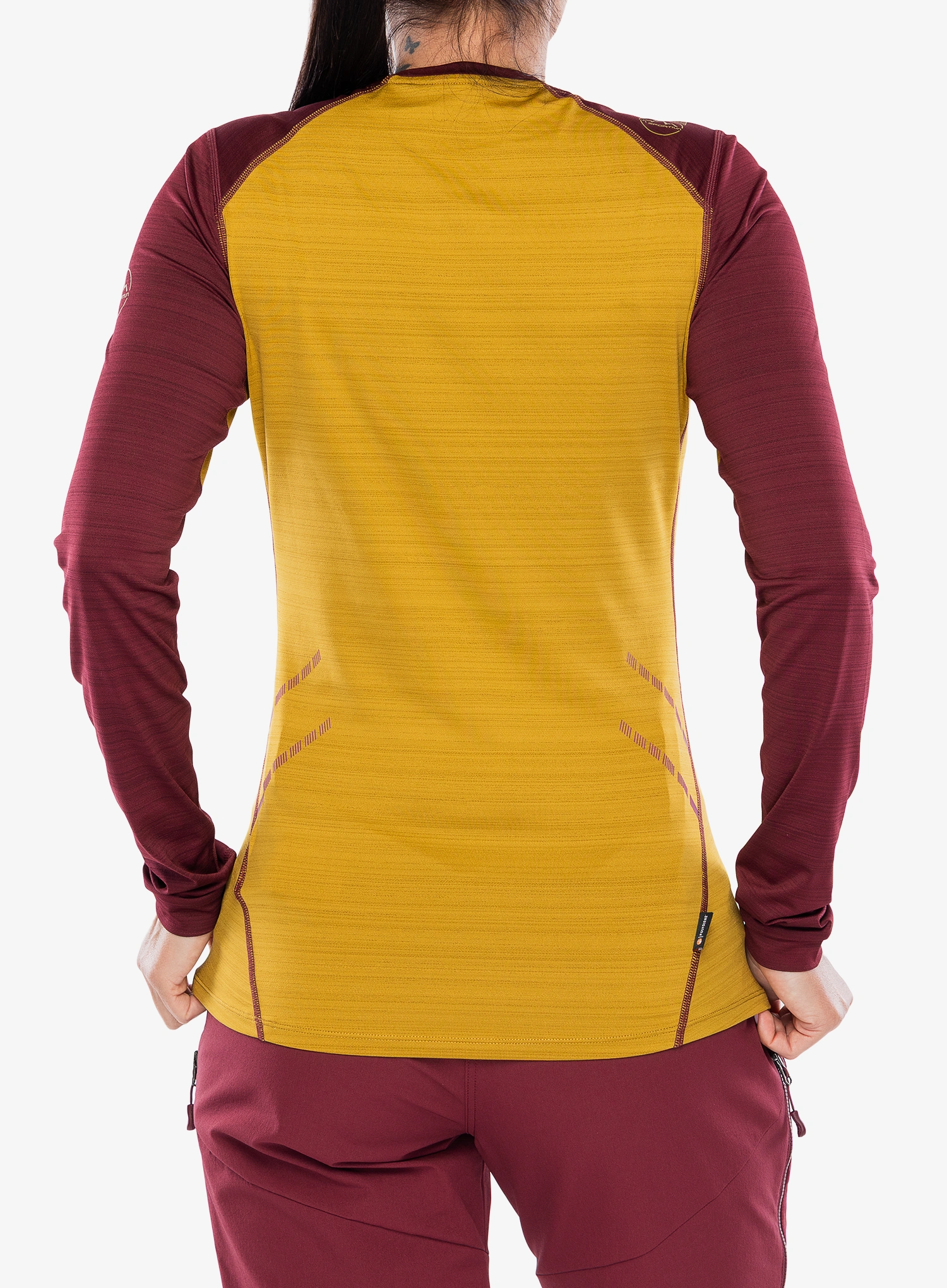 Moteriškas termoaktyvus džemperis La Sportiva Tour Long Sleeve - savana/redwood