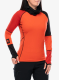 Moteriškas termoaktyvus džemperis Majesty Surface Base Layer Top - red/red