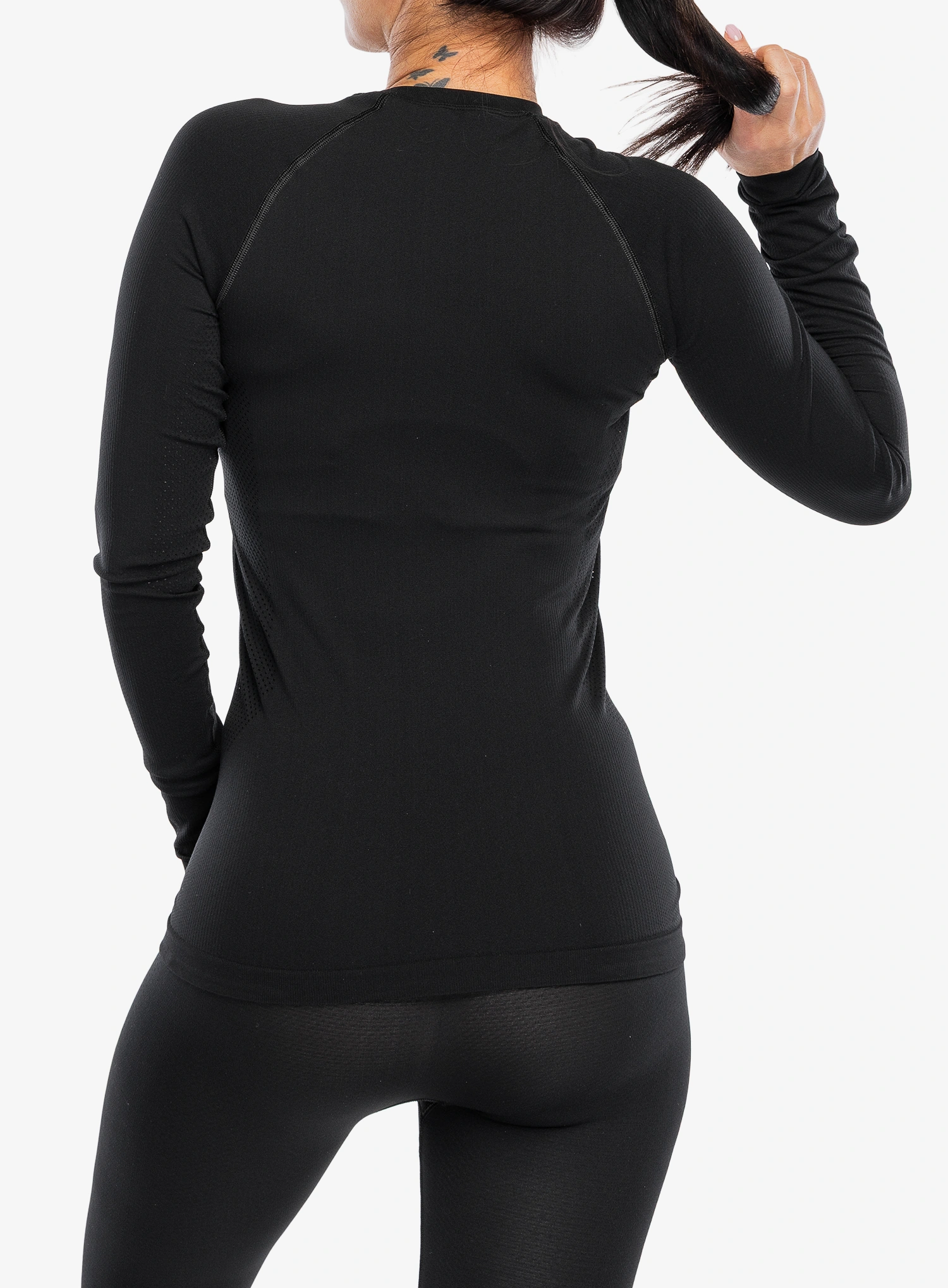 Moteriškas termoaktyvus džemperis Montura Seamless Ultra-L Maglia - black/black