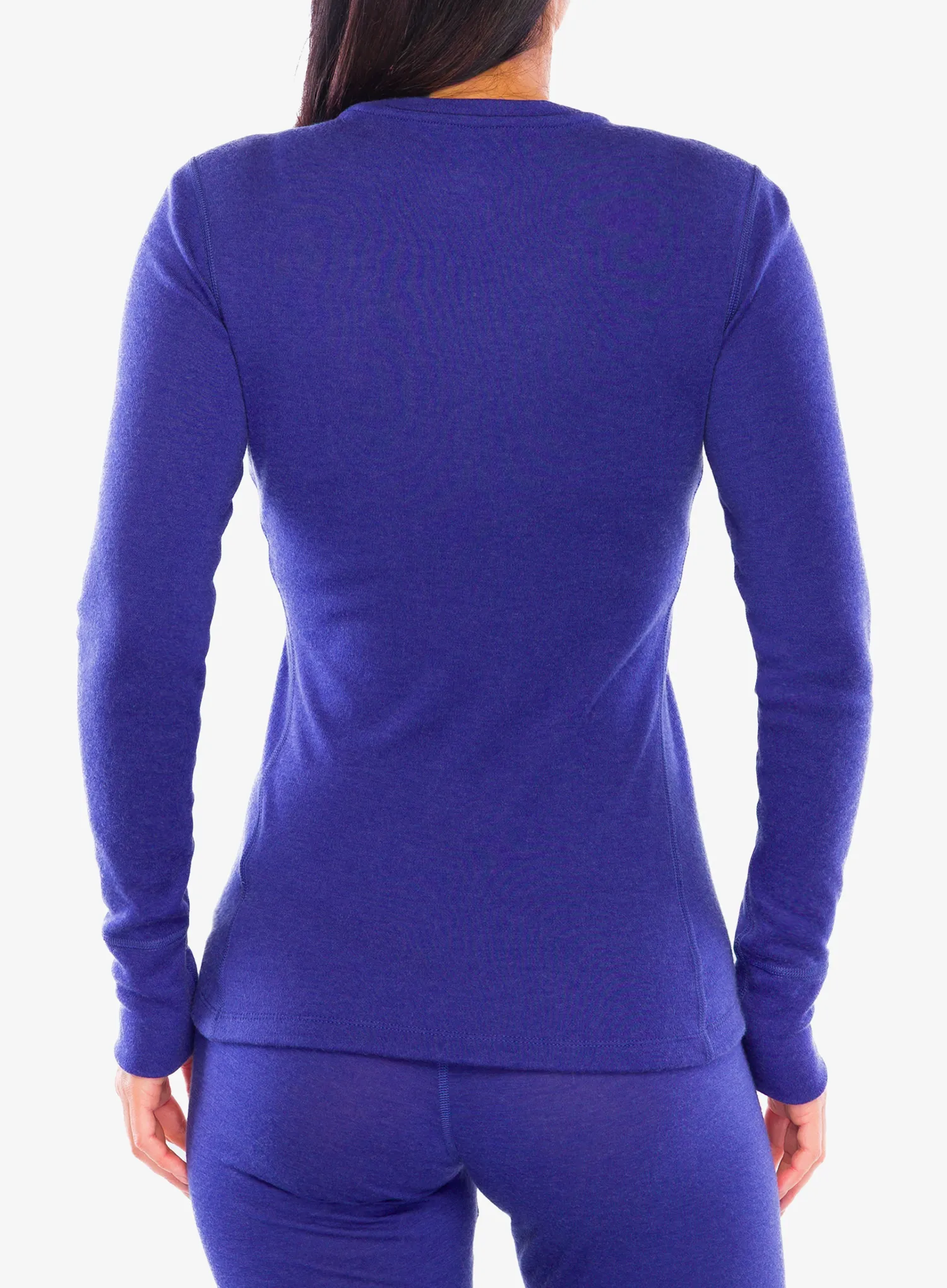 Moteriškas termoaktyvus džemperis Odlo Merino 260 BL Top Crew Neck LS - skipper blue