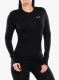 Moteriškas termoaktyvus džemperis Salewa Cristallo Warm Amr L/S Tee - black out