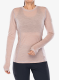 Moteriškas termoaktyvus džemperis Sensor Merino Air Tee LS - dusty pink