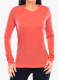 Moteriškas termoaktyvus džemperis Smartwool Merino 250 Baselayer Crew - coral reef