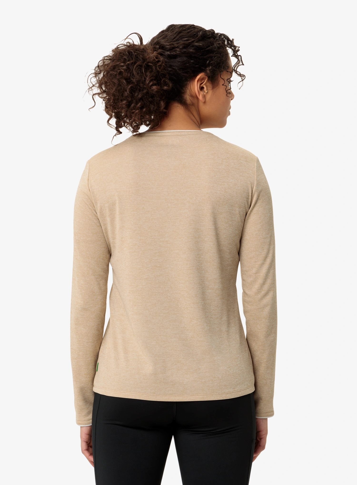 Moteriškas termoaktyvus džemperis Vaude Essential LS T-Shirt - linen