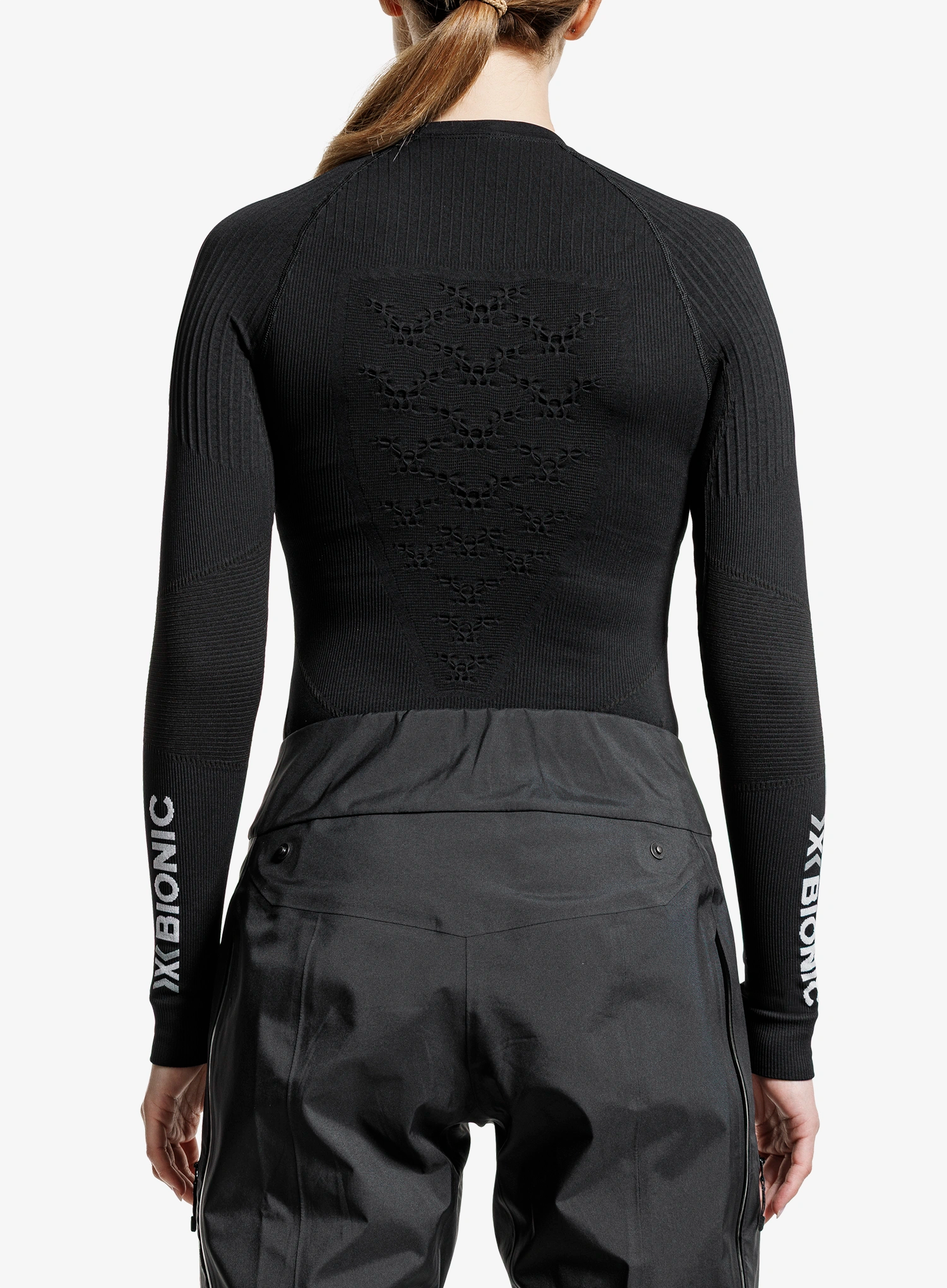Moteriškas termoaktyvus džemperis X-Bionic Energy Accumulator 4.0 Shirt - opal black/arctic wht