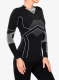 Moteriškas termoaktyvus džemperis X-Bionic Energy Accumulator Light Shirt LS - x black/light grey