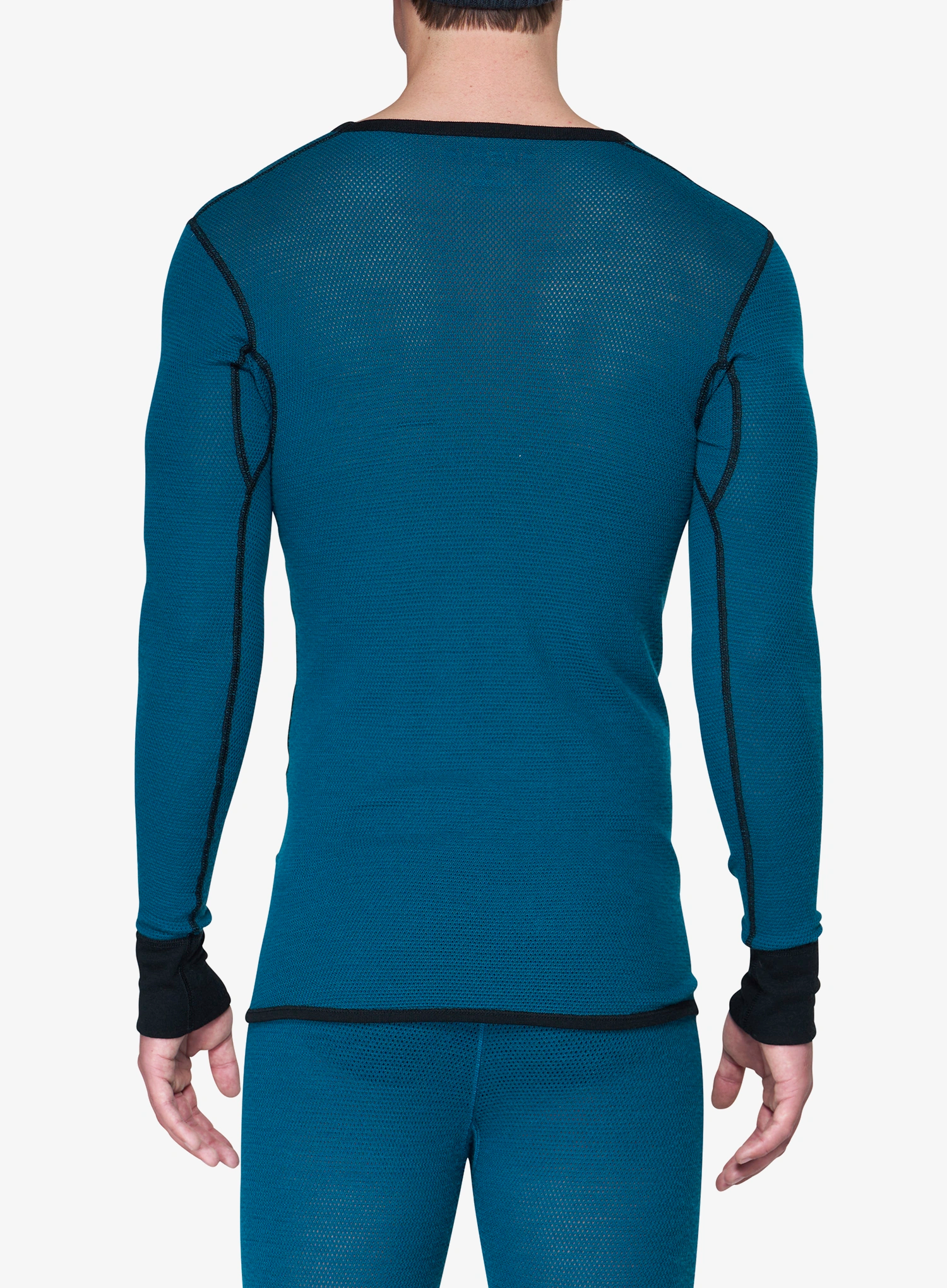 Termoaktyvus džemperis Devold Wool Mesh 190 Shirt - flood/caviar