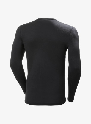 Termoaktyvus džemperis Helly Hansen LIFA Merino Midweight Crew - black