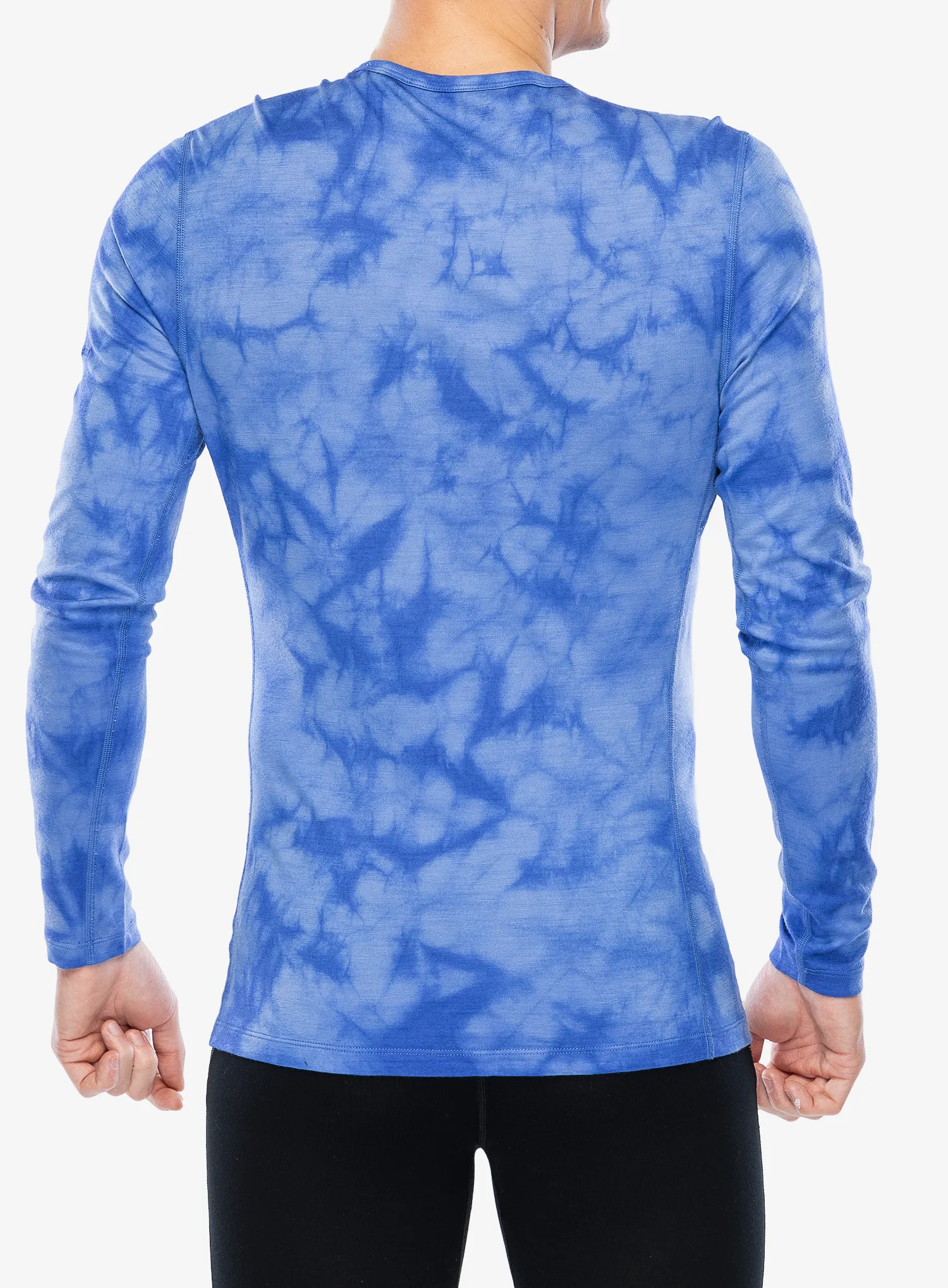 Termoaktyvus džemperis Icebreaker Merino 200 Oasis LS Crewe Cloud Dye - baja/brilliant/cd