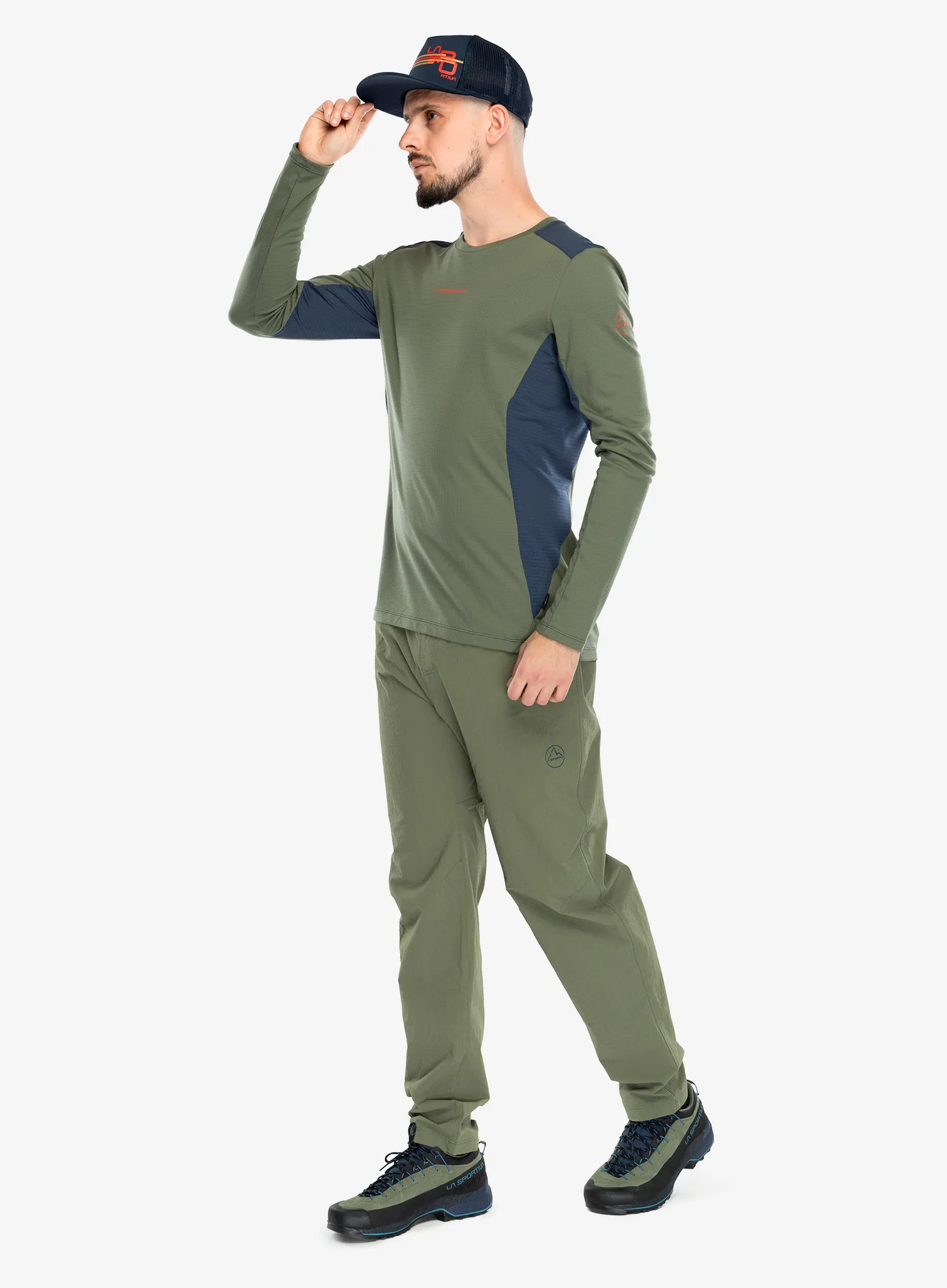 Termoaktyvus džemperis La Sportiva Beyond Long Sleeve - cypress/night sky