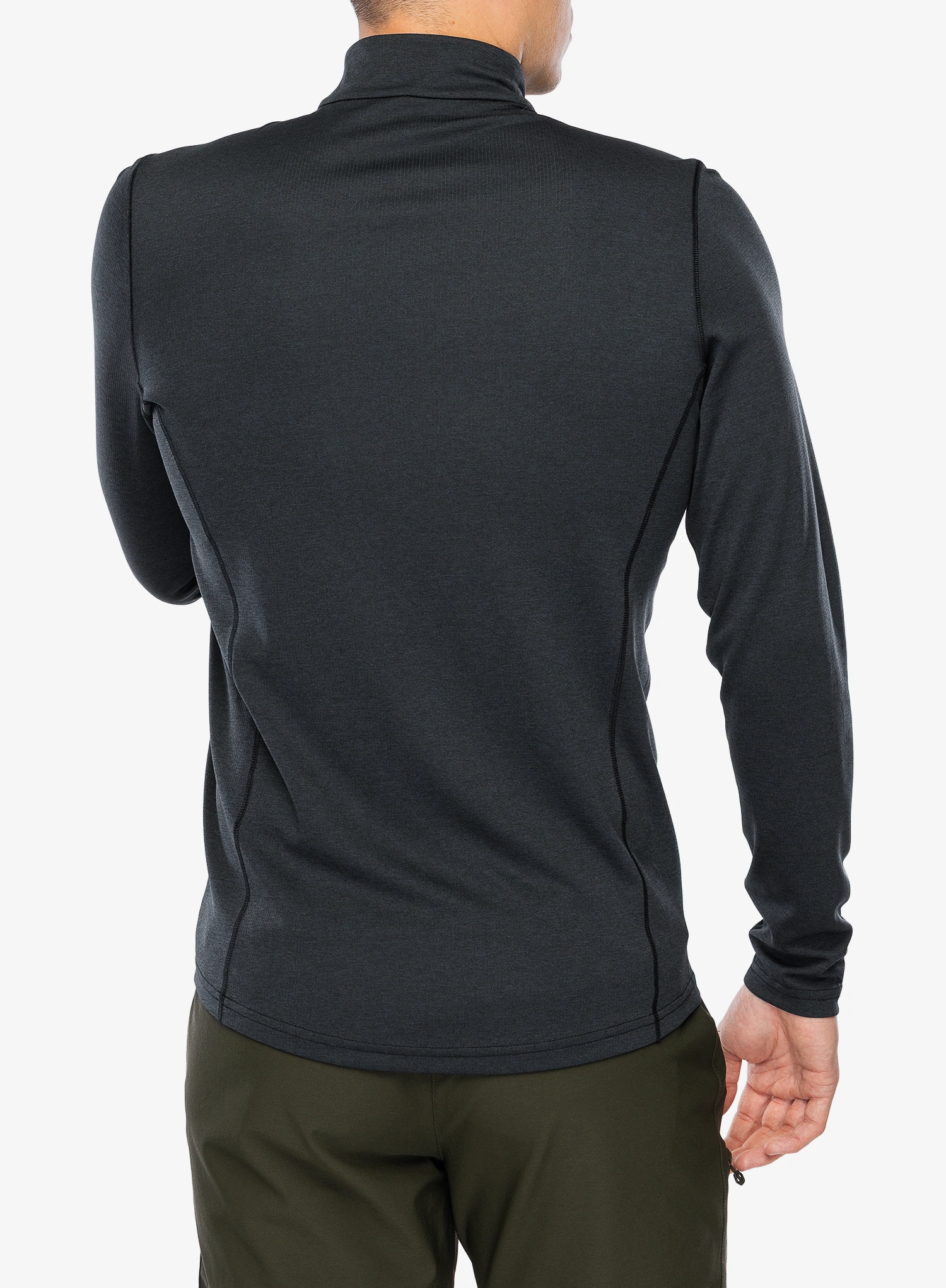 Termoaktyvus džemperis Montane Dart Zip Neck - black