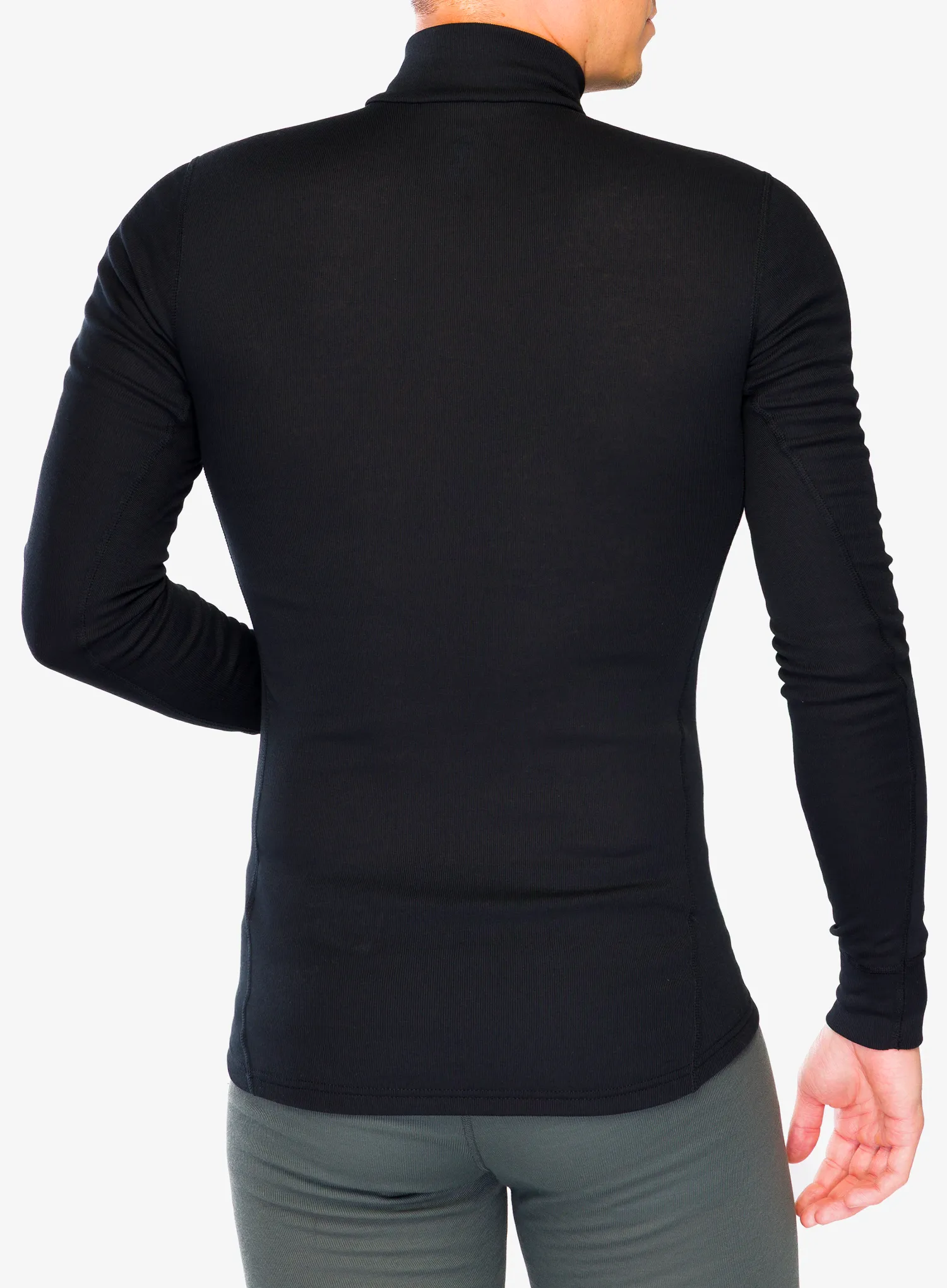 Termoaktyvus džemperis Odlo Active Warm BL Top Turtle Neck L/S Half Zip - black