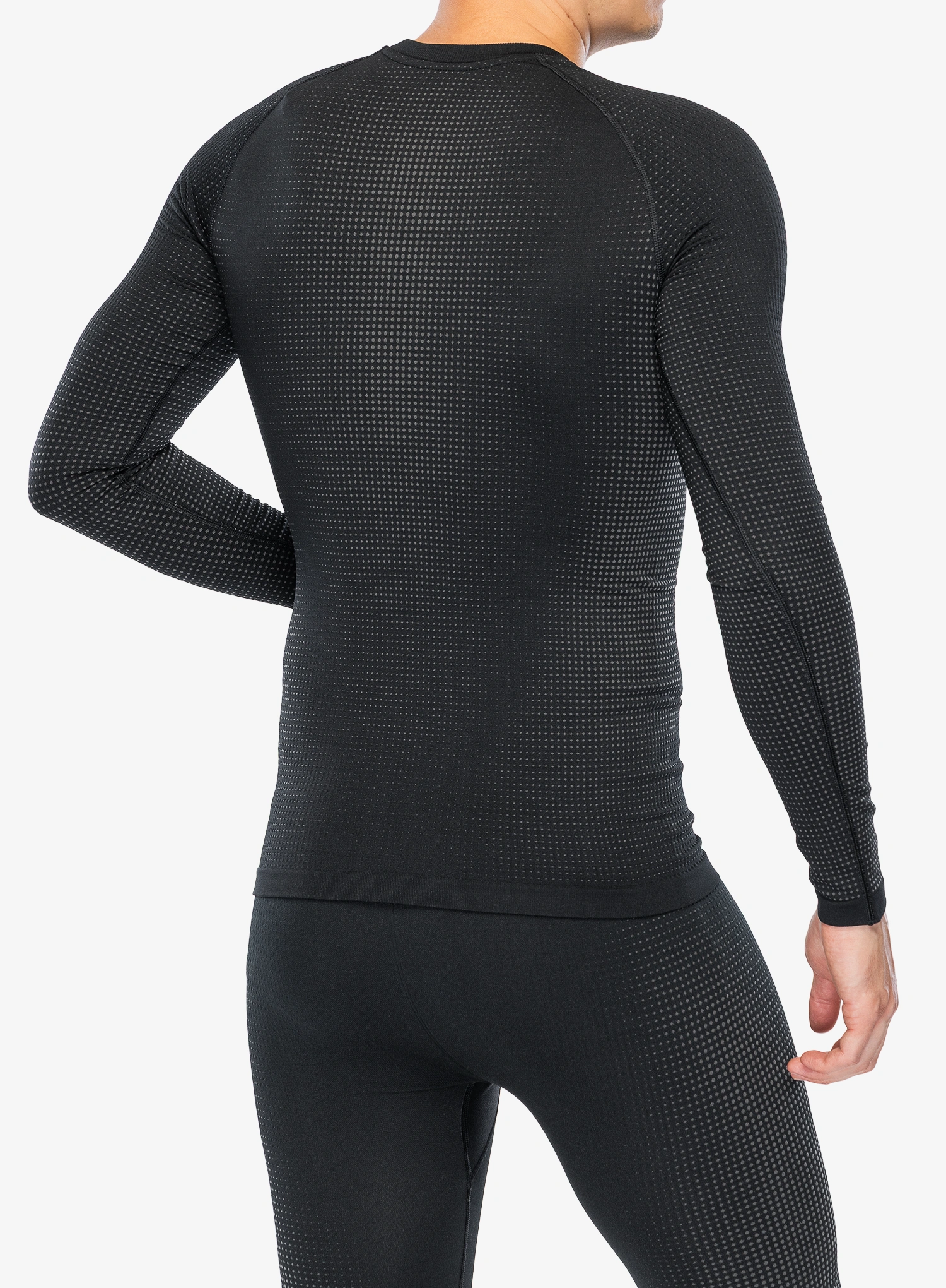 Termoaktyvus džemperis Odlo Performance Warm BL Top Crew Neck L/S - graphite grey