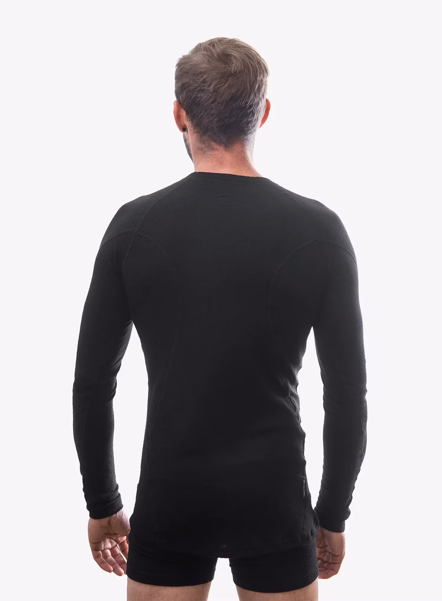 Termoaktyvus džemperis Sensor Merino DF Tee L/S - black