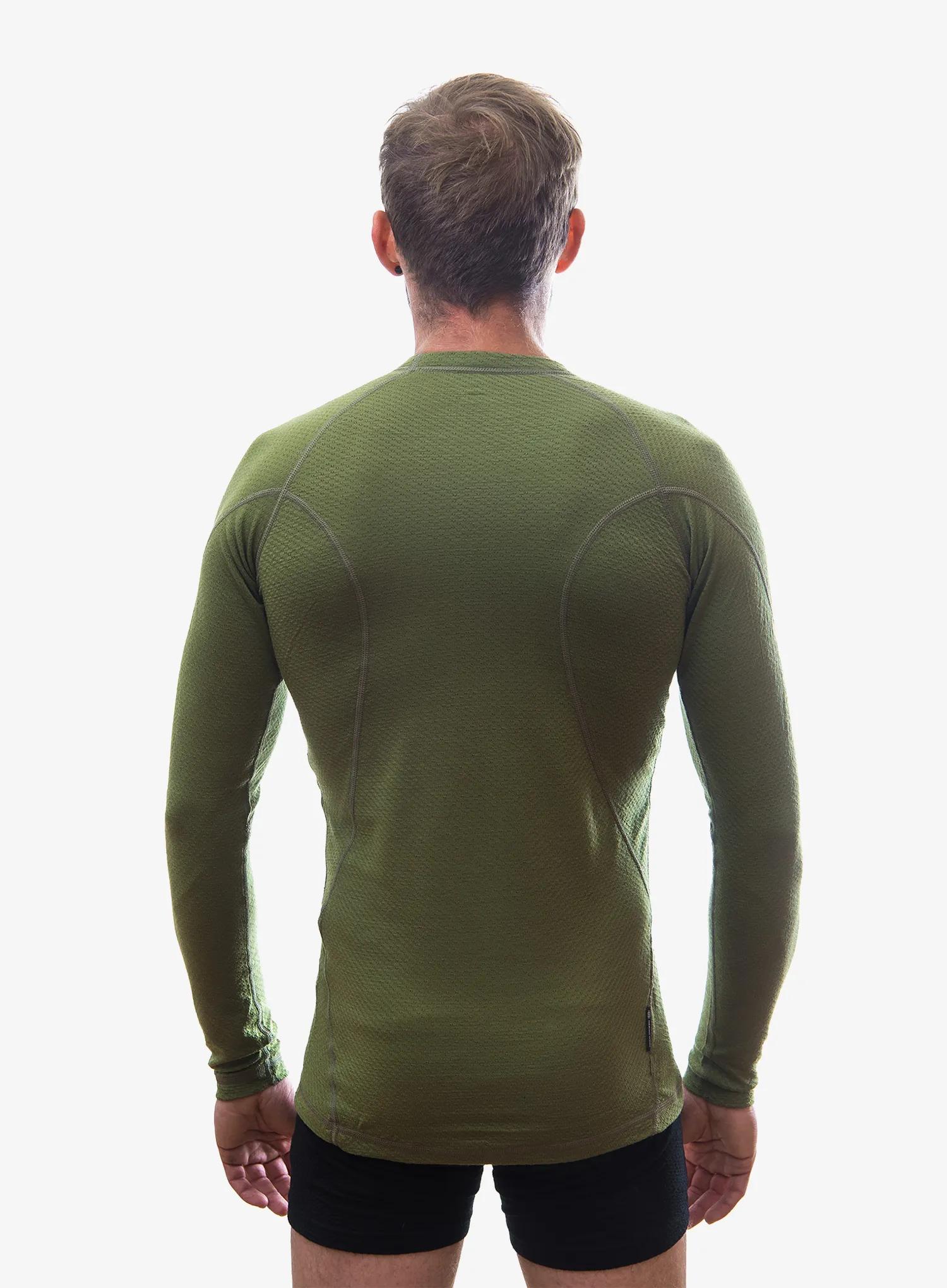 Termoaktyvus džemperis Sensor Merino DF Tee L/S - safari