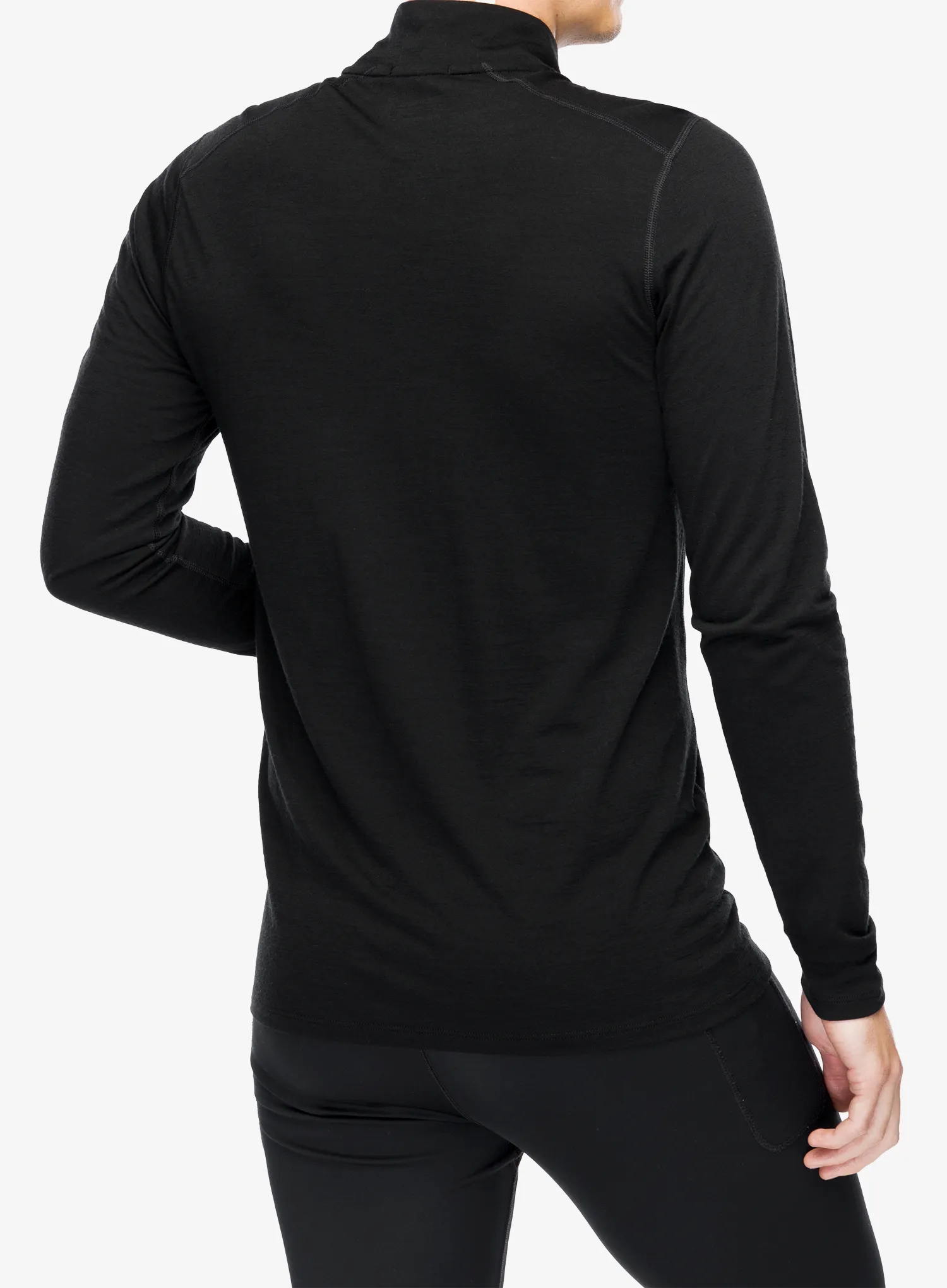 Termoaktyvus džemperis Smartwool Classic All-Season Merino BL 1/4 Zip Boxed - black