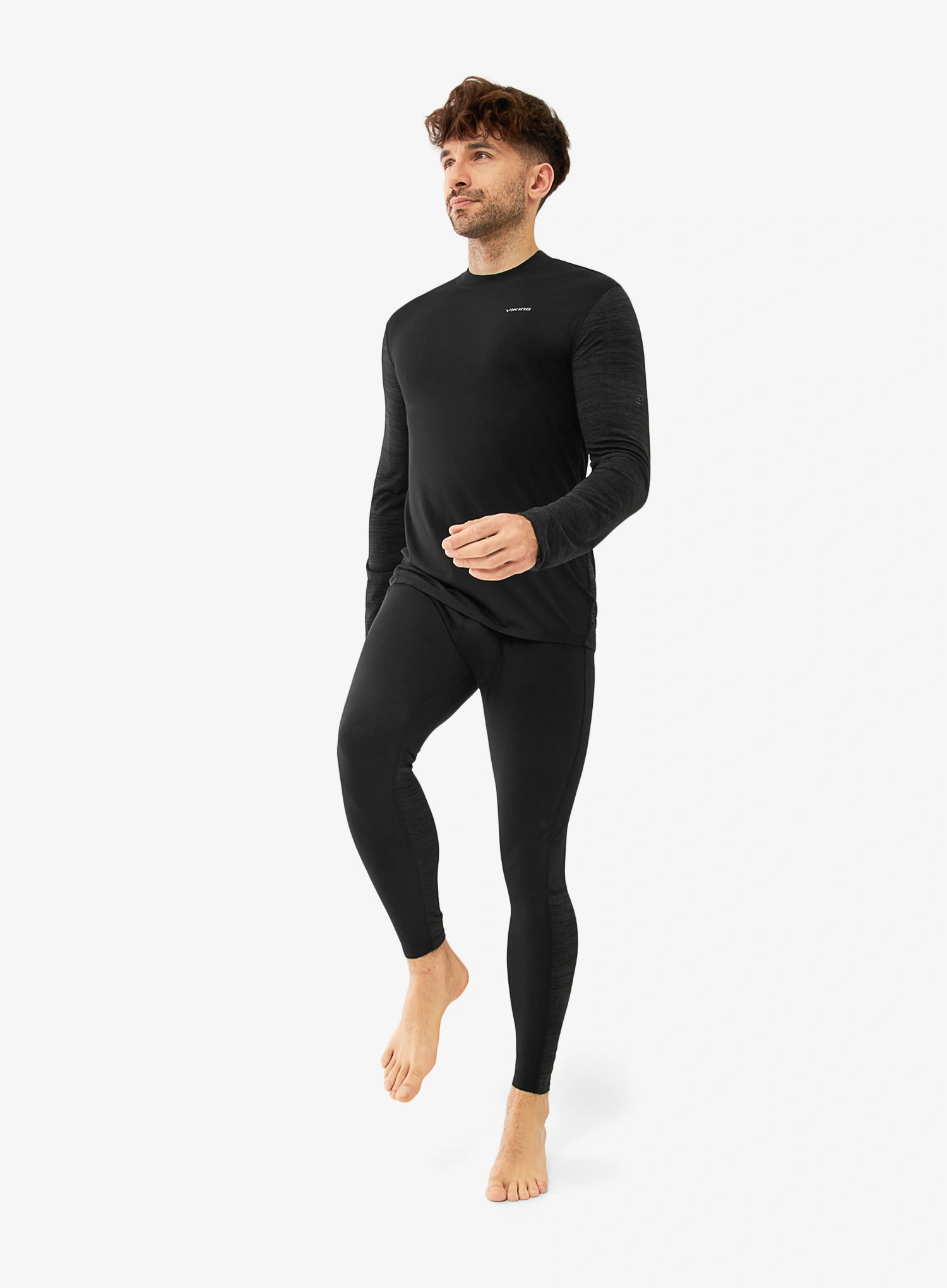 Termoaktyvus džemperis Viking Base Layer Novena Longsleeve - black