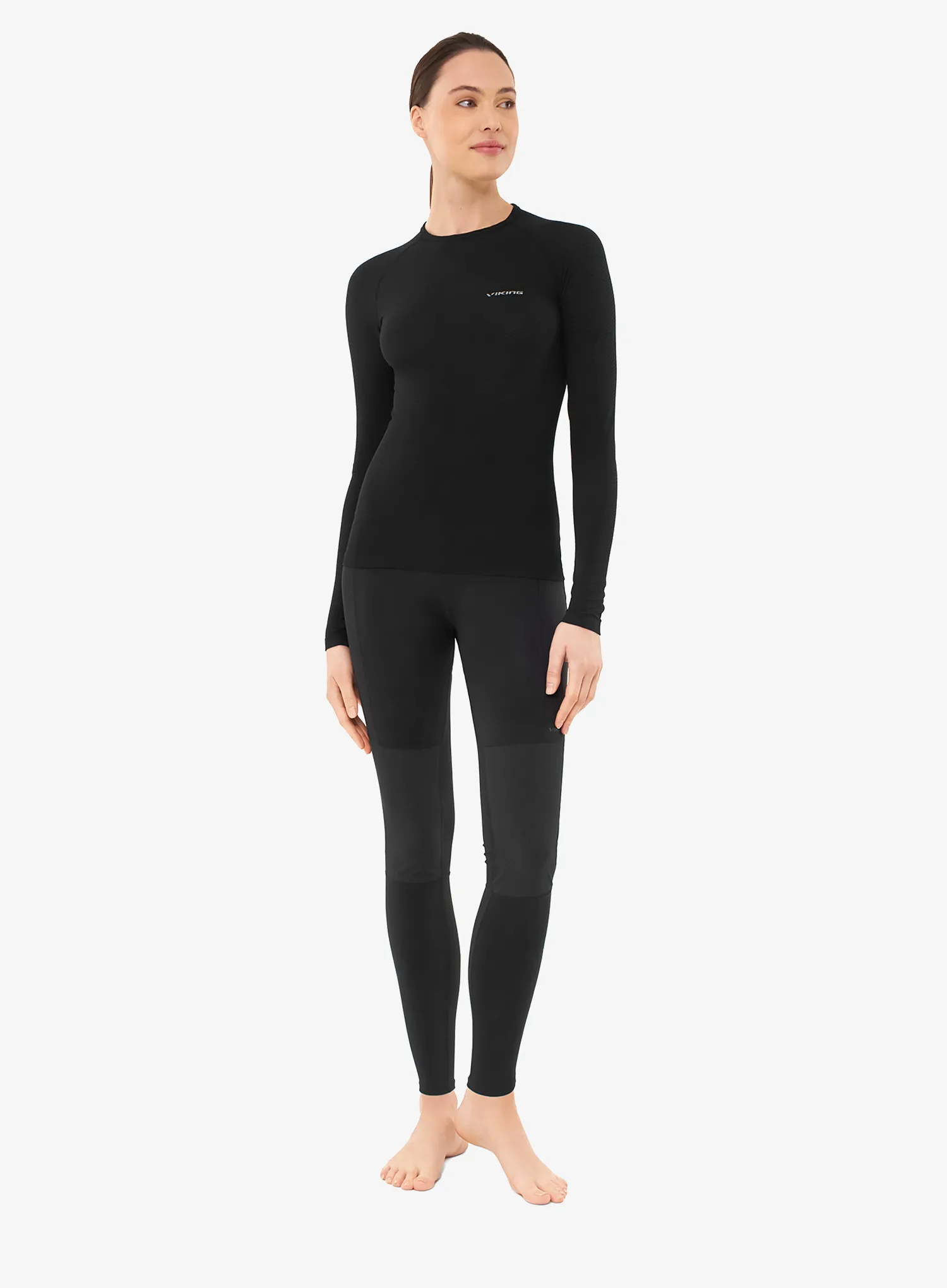 Termoaktyvus džemperis Viking Easy Dry Longsleeve - black
