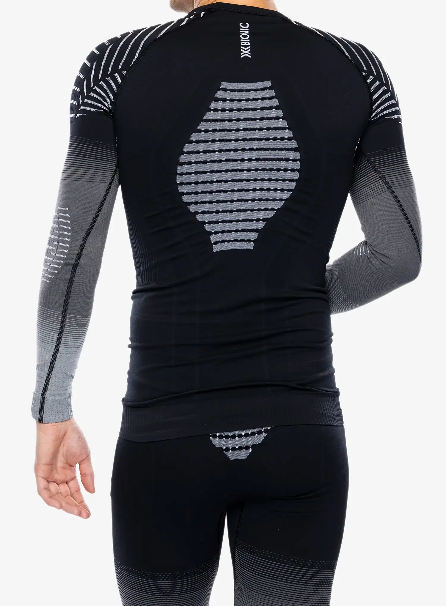 Termoaktyvus džemperis X-Bionic Invent Fx Shirt LS - x black/grey/light grey