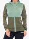 Džemperis moterims adidas TERREX Xperior Light Fleece Hooded Jacket - olive strata/silver green