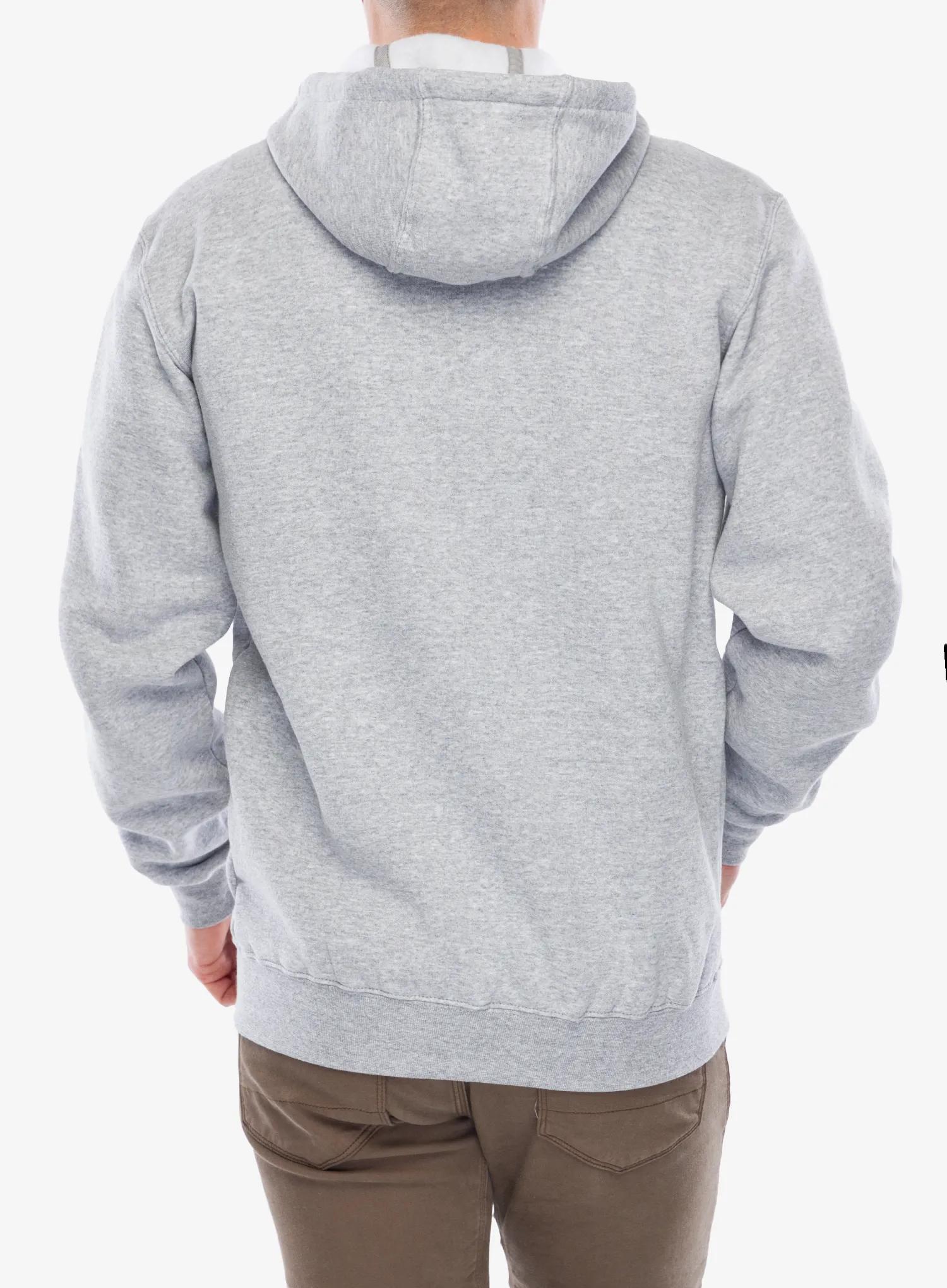 Džemperis su gobtuvu Carhartt Zip Hooded Sweatshirt - heather grey