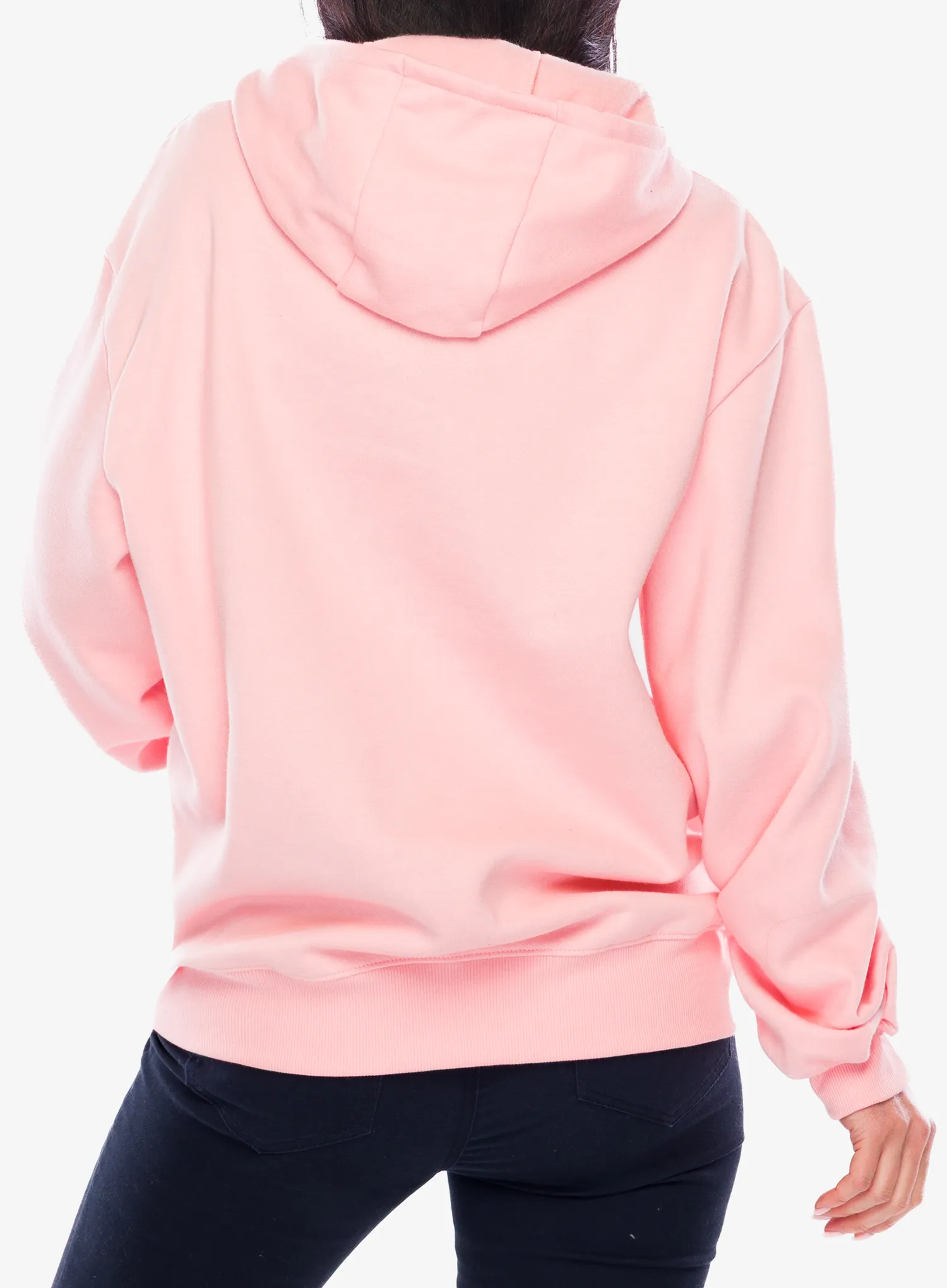 Džemperis su gobtuvu moteriškas Columbia Aldermore Hoodie - pink sand