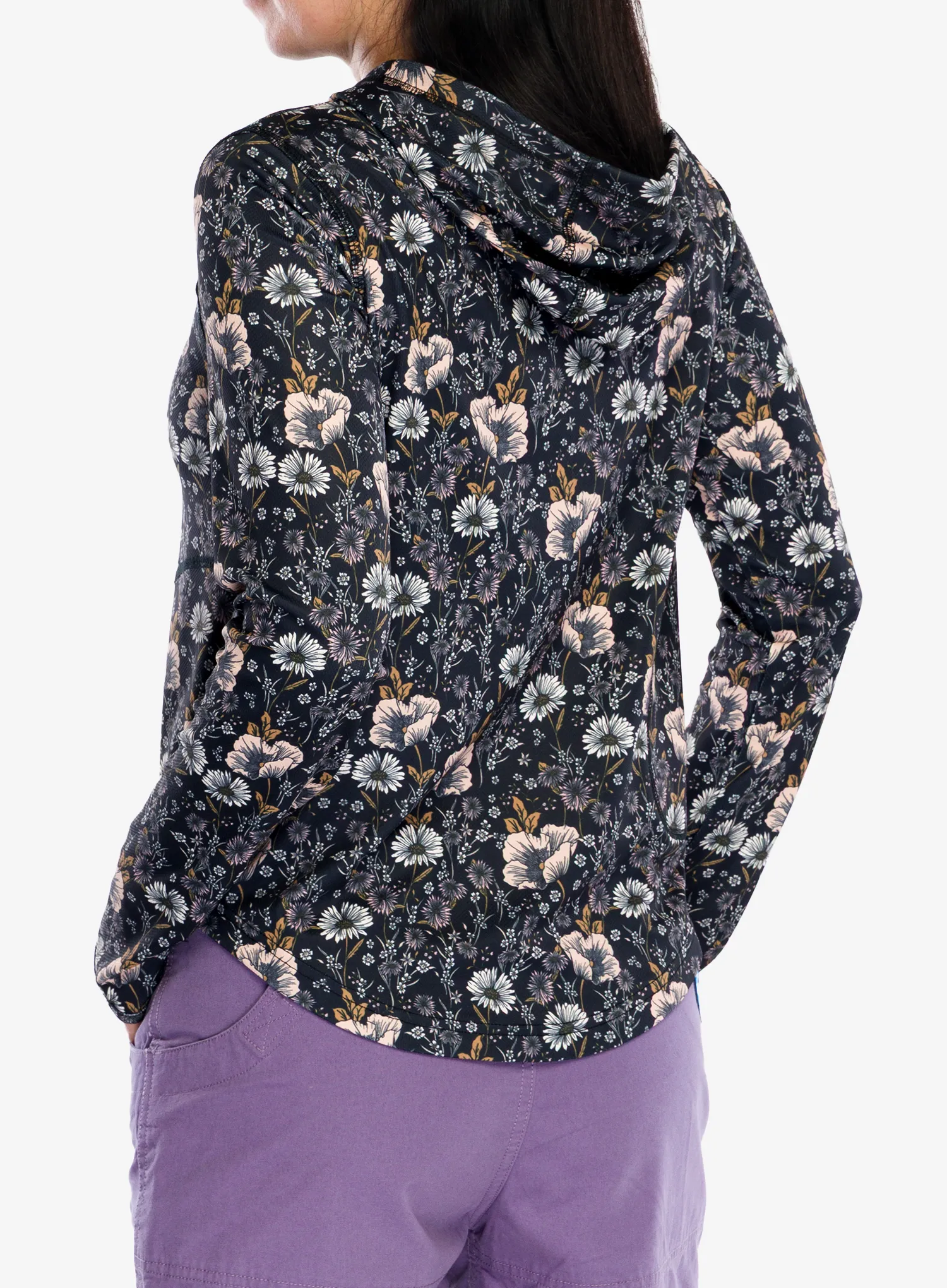 Džemperis su gobtuvu moteriškas Kavu Sunshade Hoodie - quiet wildflowers