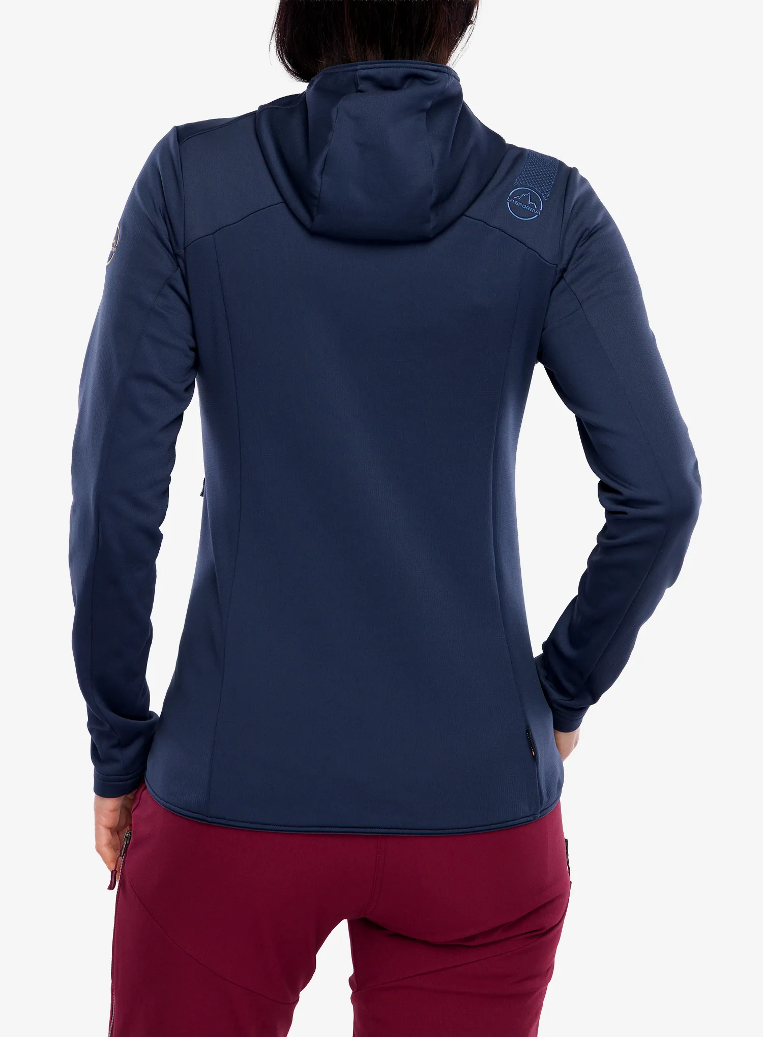 Džemperis su gobtuvu moteriškas La Sportiva Cosmic Thermal Hoody - night sky