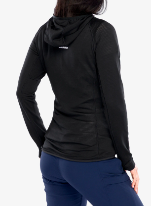Džemperis su gobtuvu moteriškas Mammut Aenergy Light ML Hooded Jacket - black