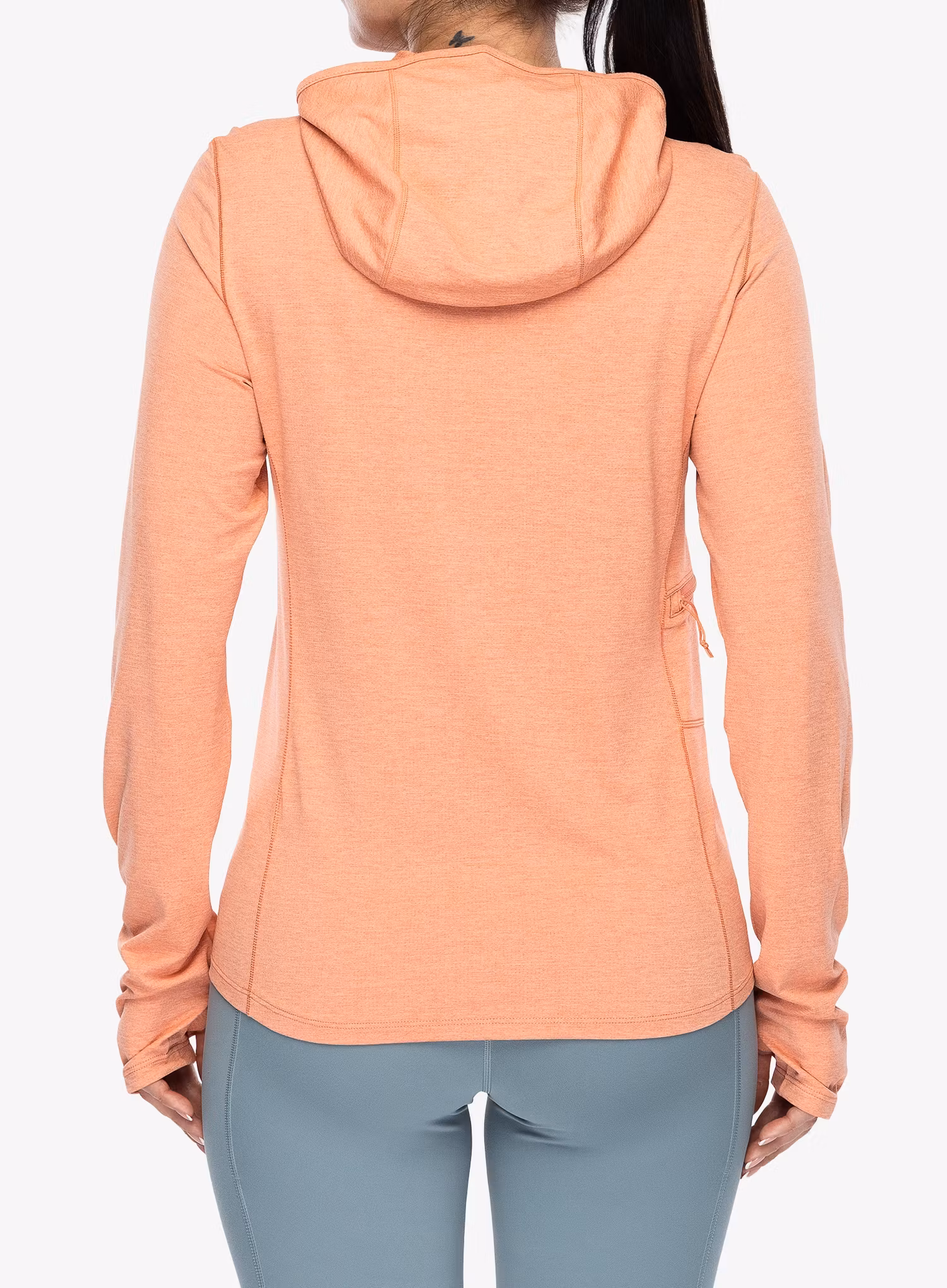 Džemperis su gobtuvu moteriškas Patagonia Cap Cool Sun Hoody - m.melon/peach sherbet x-dye