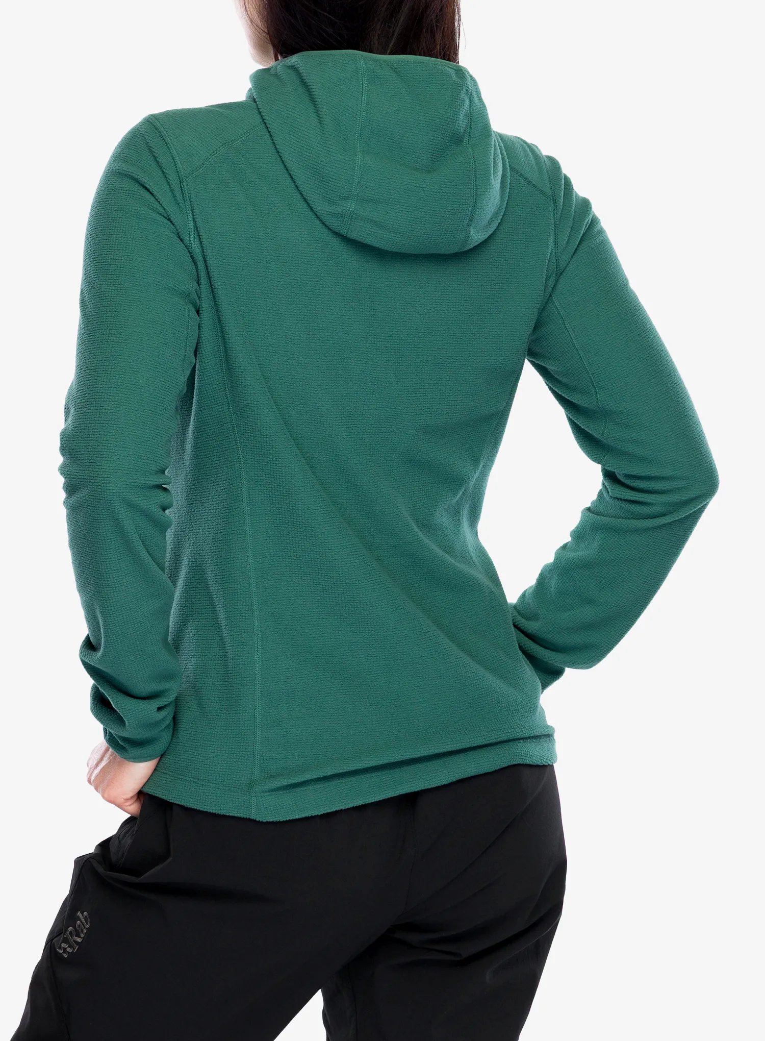 Džemperis su gobtuvu moteriškas Rab Tecton Hoody - green slate