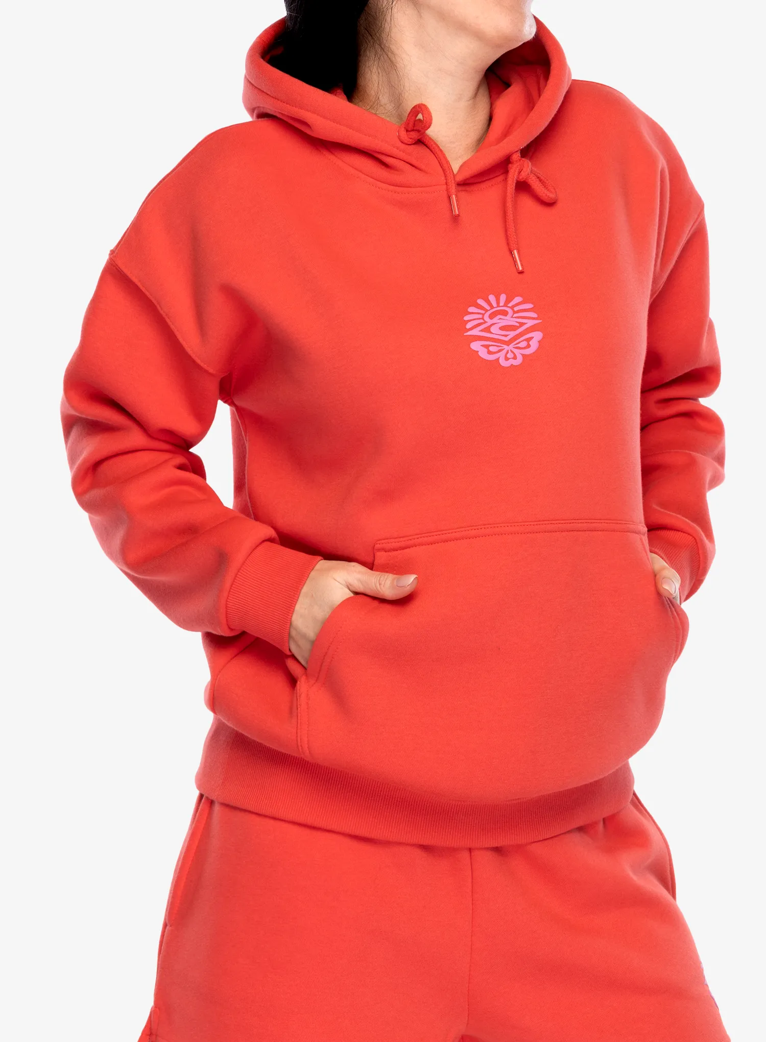 Džemperis su gobtuvu moteriškas Rip Curl Icons Of Surf Heritage Hood - hibiscus red