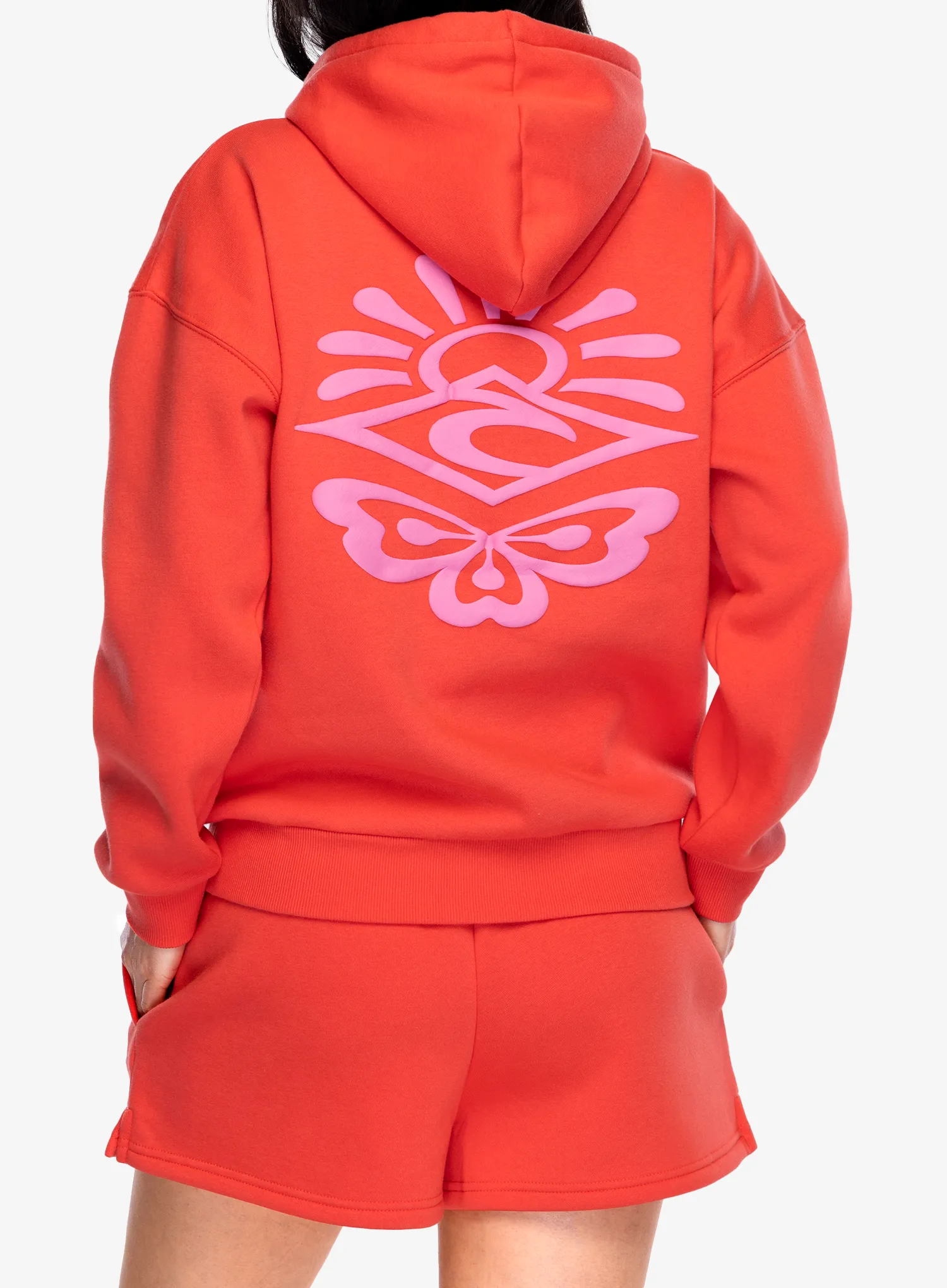 Džemperis su gobtuvu moteriškas Rip Curl Icons Of Surf Heritage Hood - hibiscus red