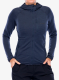Džemperis su gobtuvu moteriškas Salomon Essential Lightwarm Hoodie - blue nights