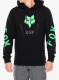 Džemperis su gobtuvu Fox Shield Fleece Pullover Hoodie - black